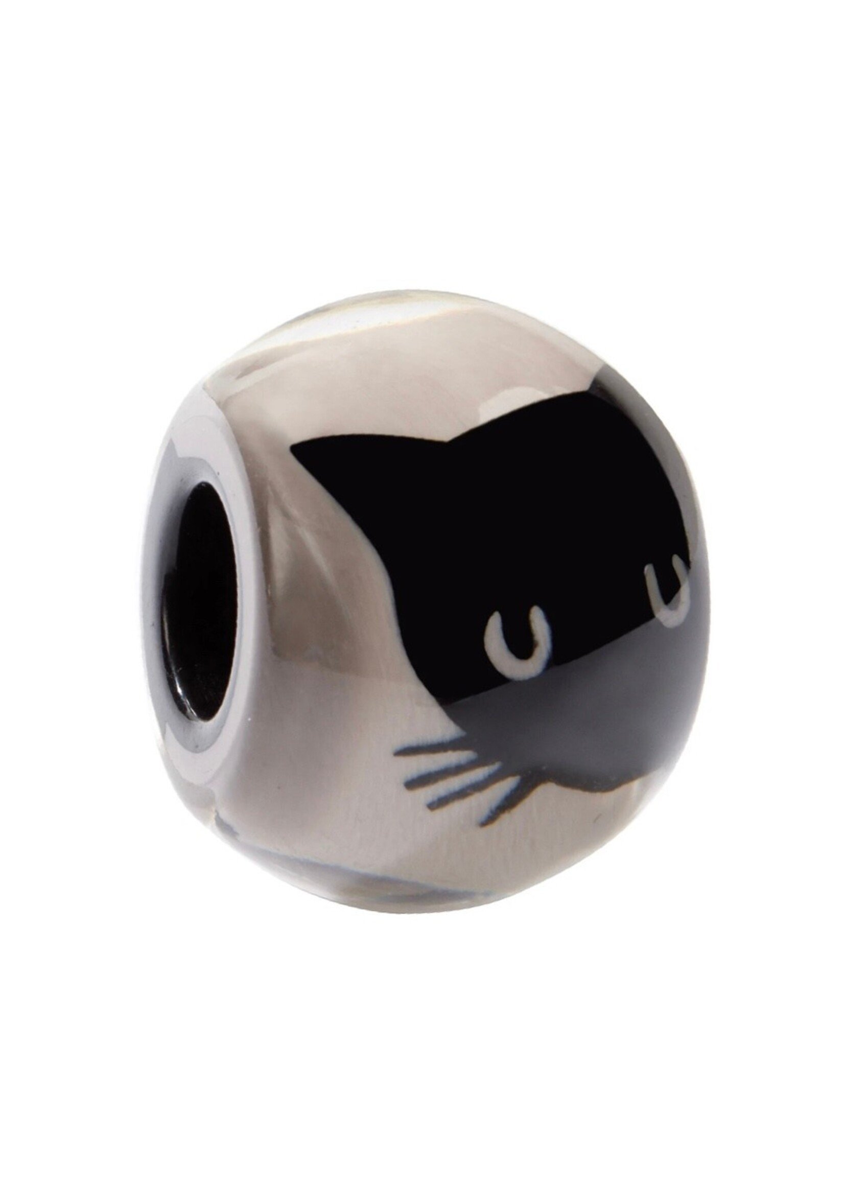 Zsiska Zsiska Bliss Musee Bead Cat in Grey