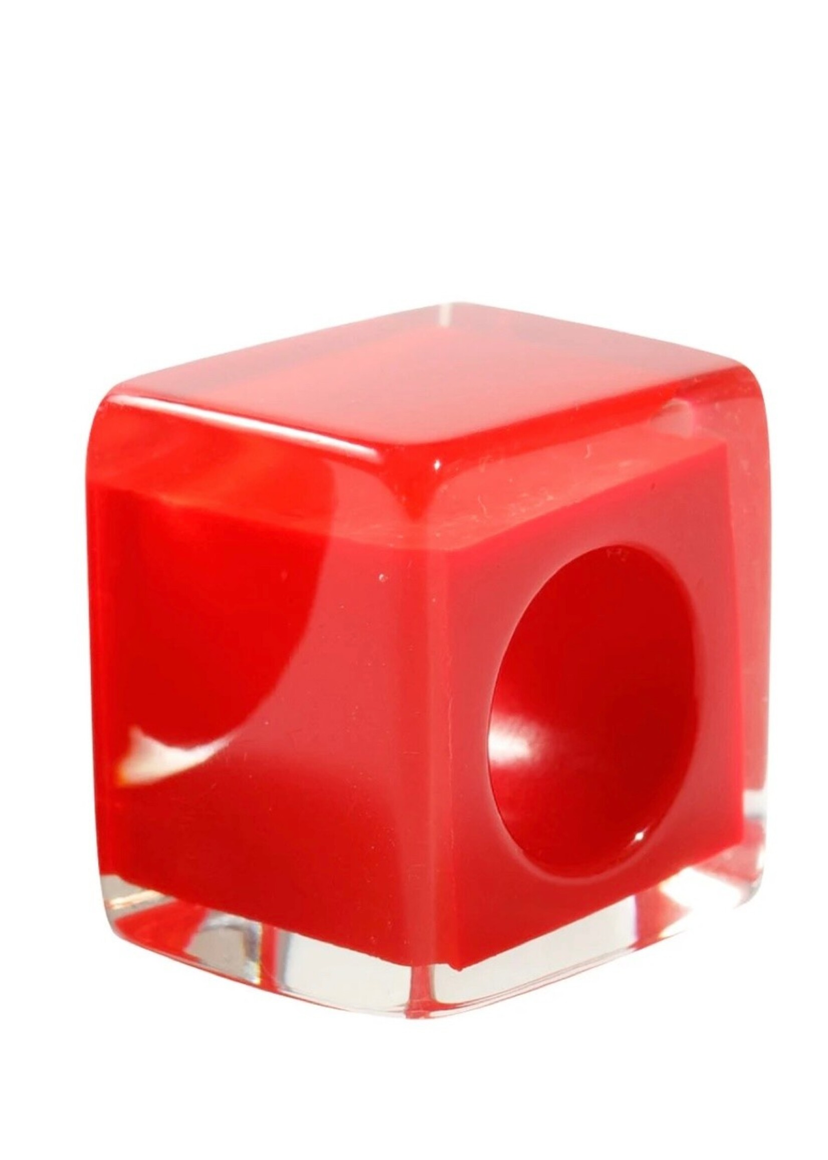 Zsiska Zsiska Bliss Vive Square Bead - Red