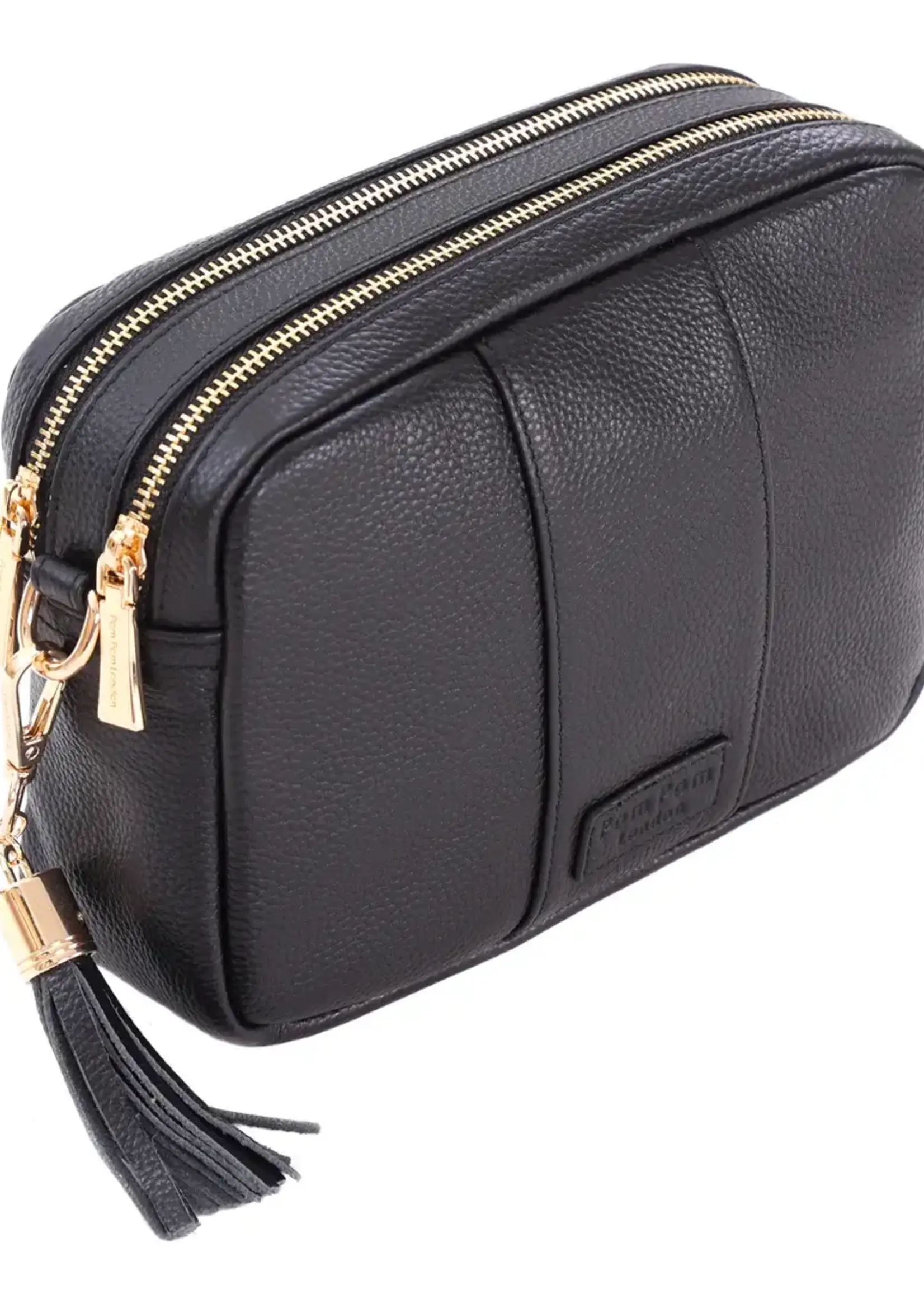 Pom Pom London Pom Pom Duo City Bag & Accessories - Black