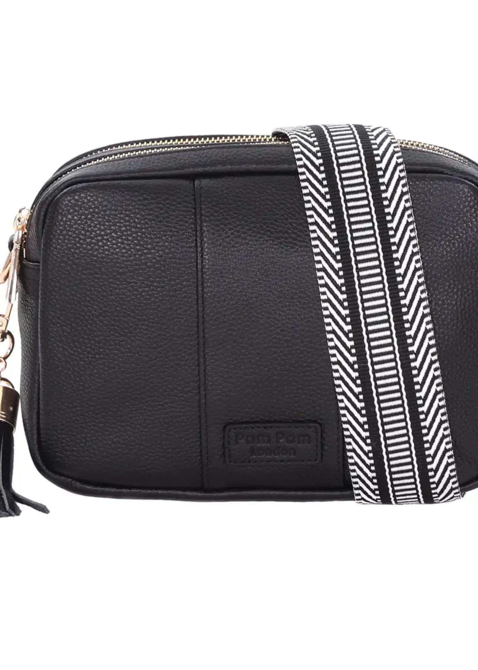 Pom Pom London Pom Pom Duo City Bag & Accessories - Black