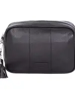 Pom Pom London Pom Pom City w/Silver Hardware - Black