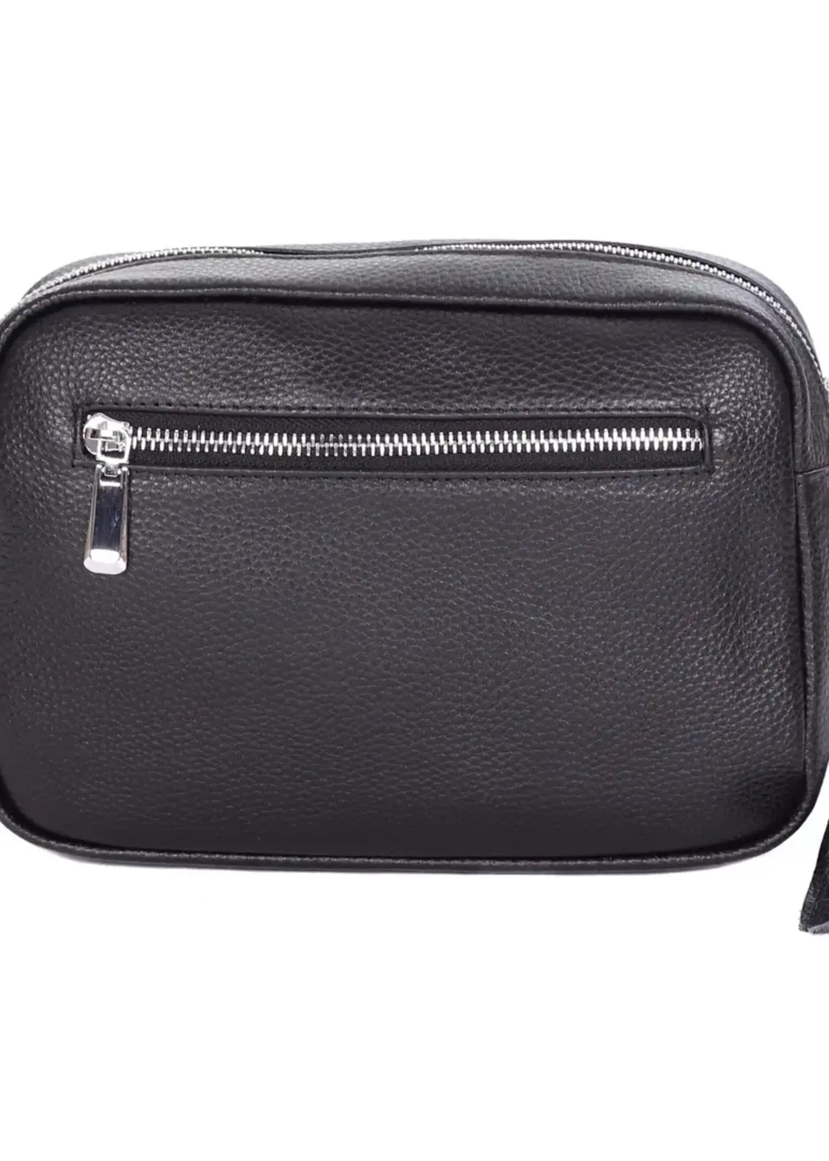 Pom Pom London Pom Pom City w/Silver Hardware - Black