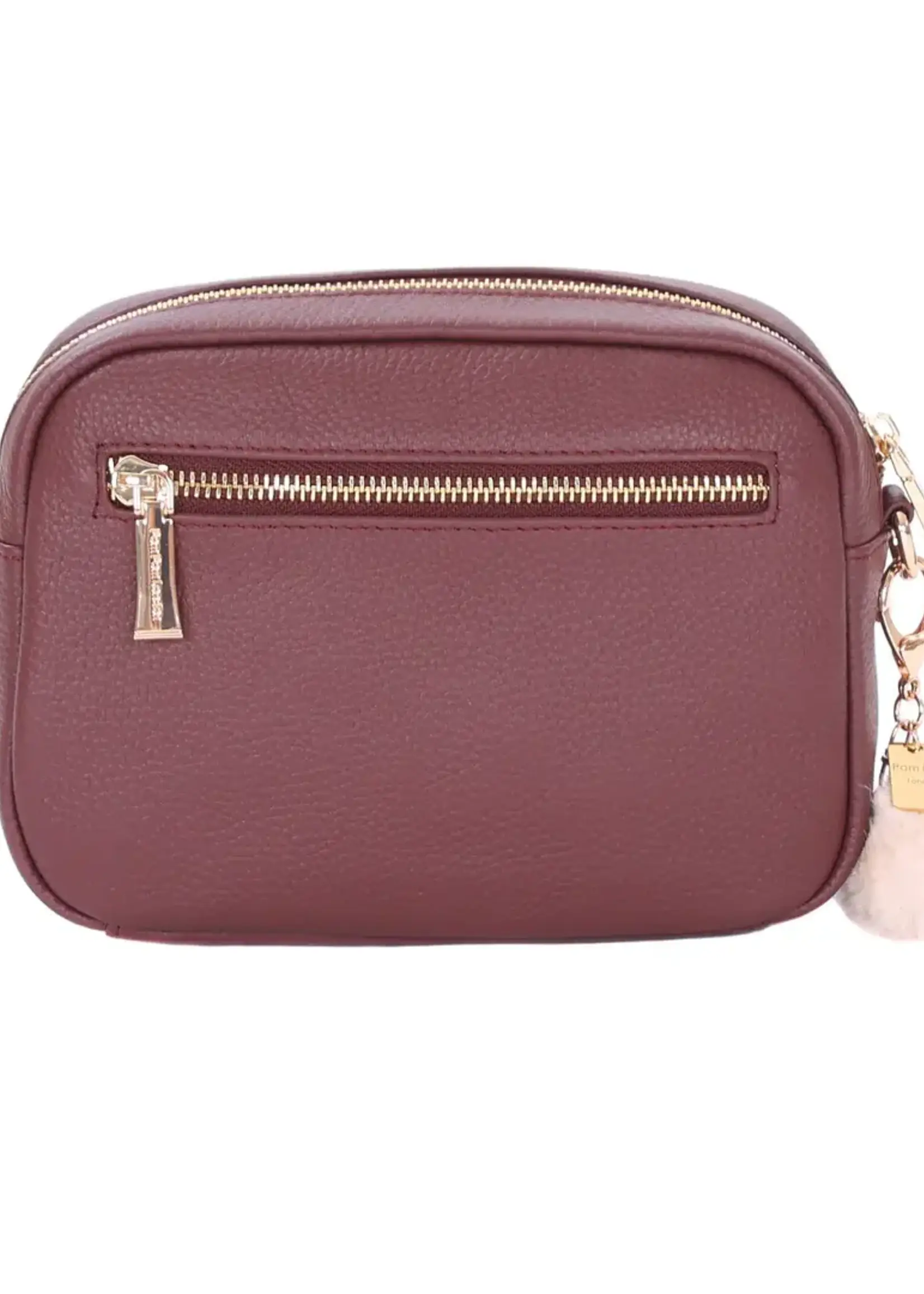 Pom Pom London Pom Pom Mayfair Original Bag & Accessories - Deep Burgandy