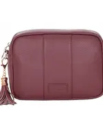 Pom Pom London Pom Pom City Bag - Deep Burgandy