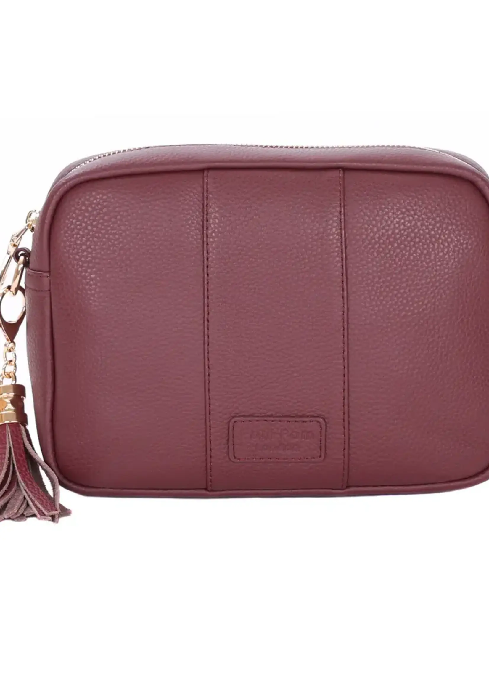 Pom Pom London Pom Pom City Bag - Deep Burgandy