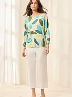 Tribal Tribal Soft 3/4 Sleeve Crew Neck Sweater 2175O