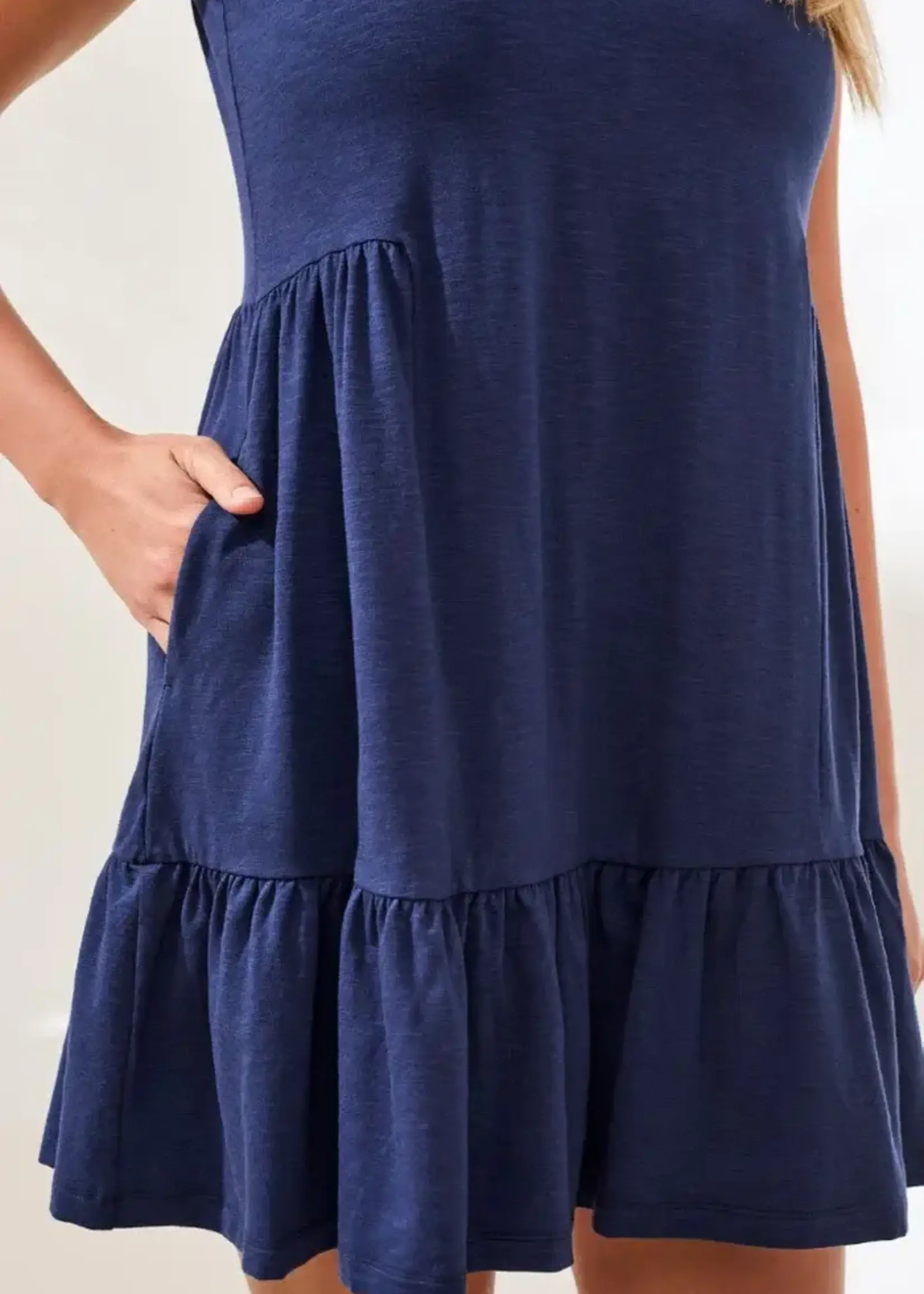 Tribal Tribal Sleeveless V Neck Dress 1340O