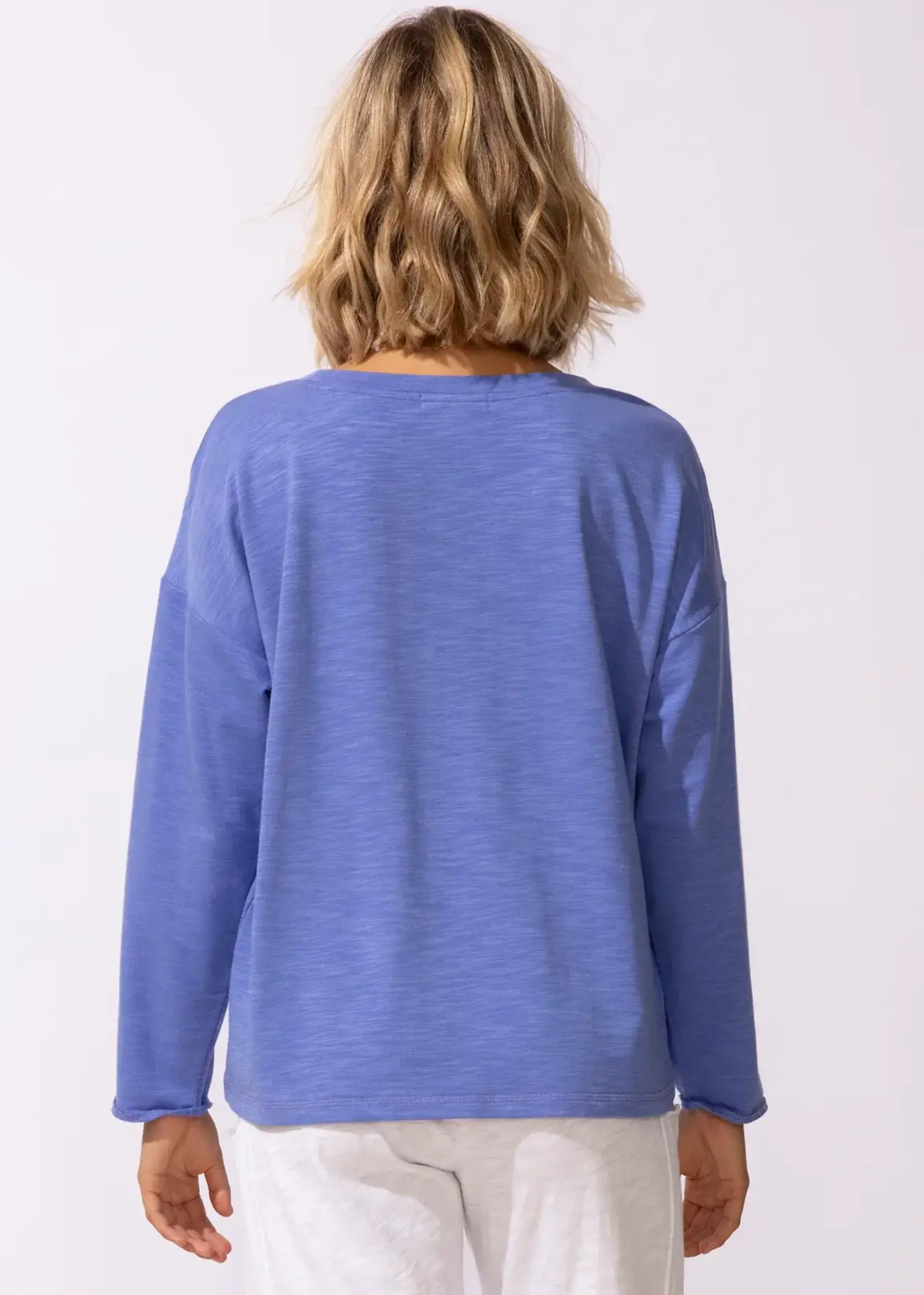 Escape Sketched Blooms Pullover E45801