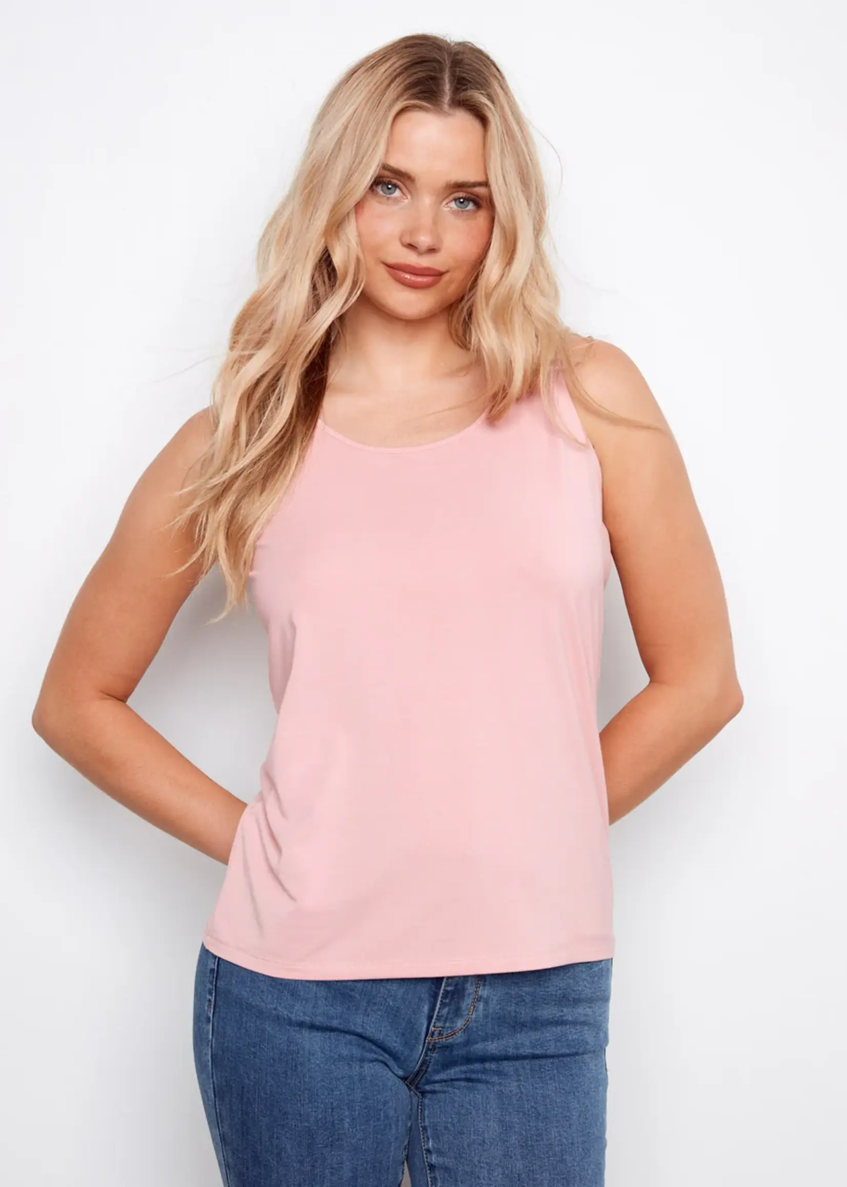 Charlie B Charlie B Wear 2 Way Bamboo Cami C1243