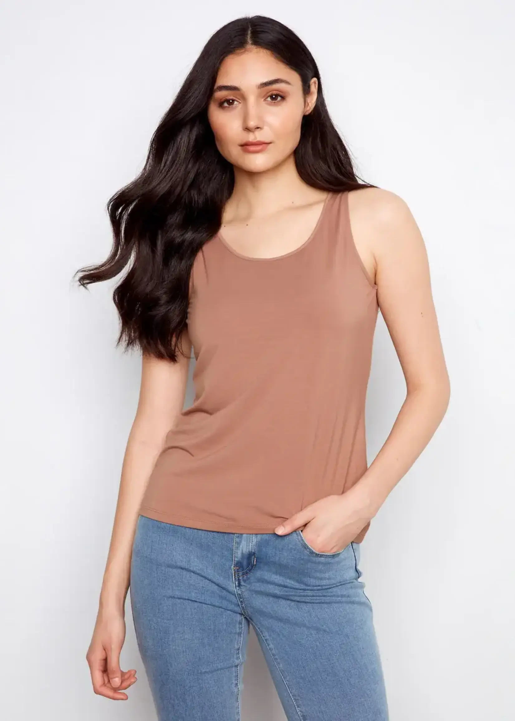 Charlie B Charlie B Wear 2 Way Bamboo Cami C1243