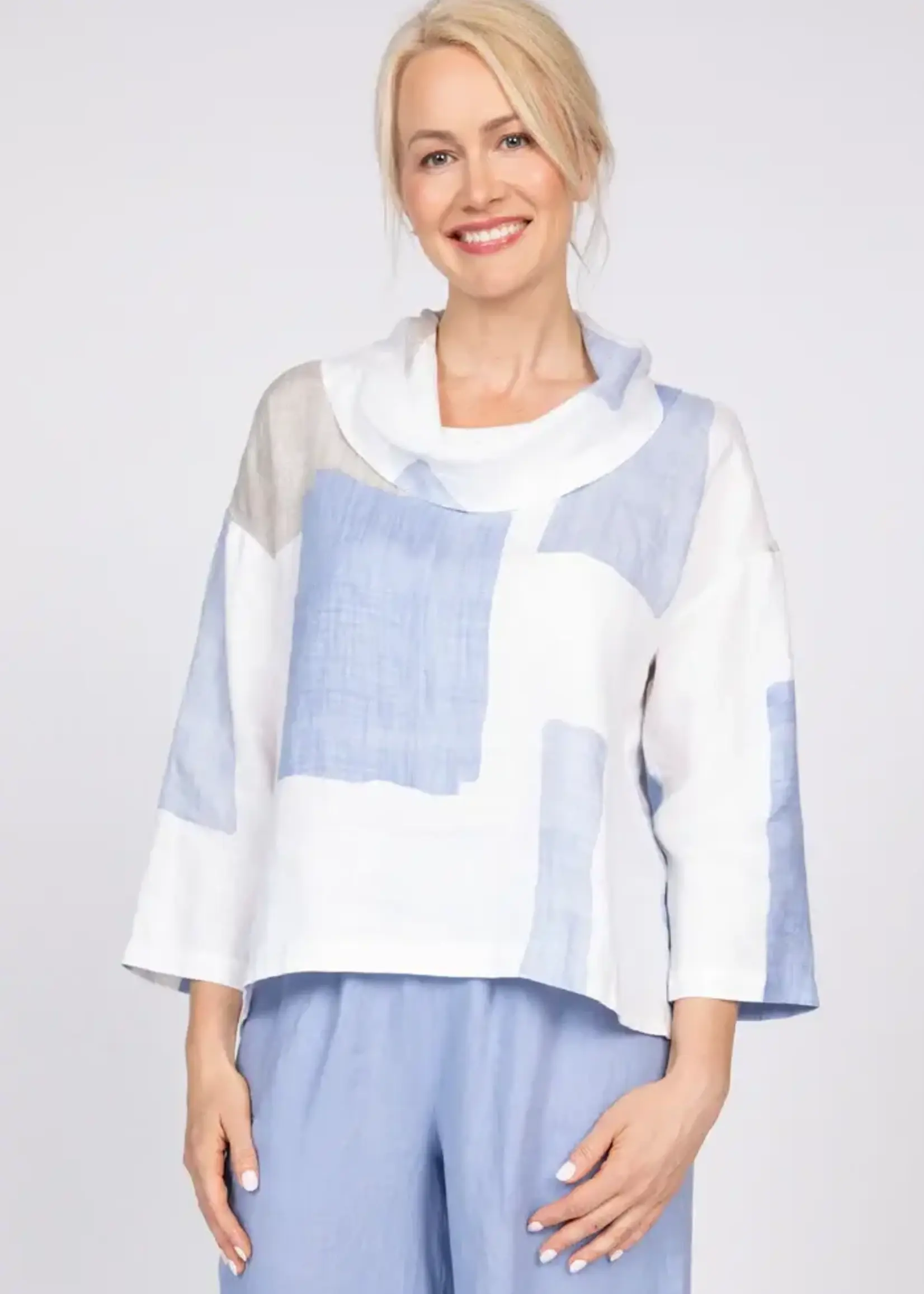 Olivia Olivia Stay Centered Cowl Top L262136