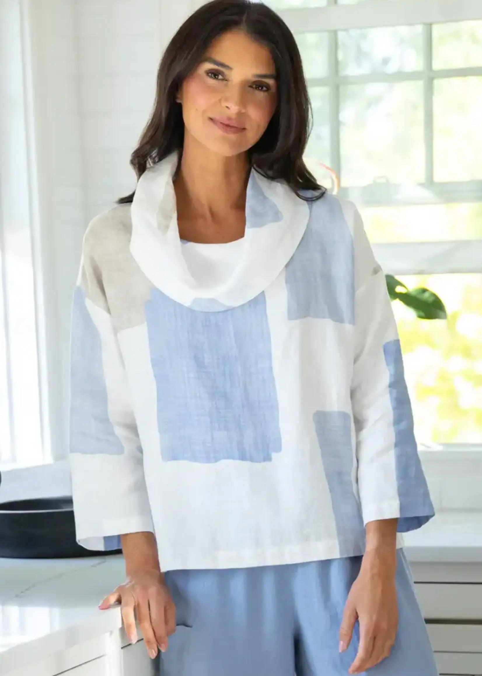 Olivia Olivia Stay Centered Cowl Top L262136