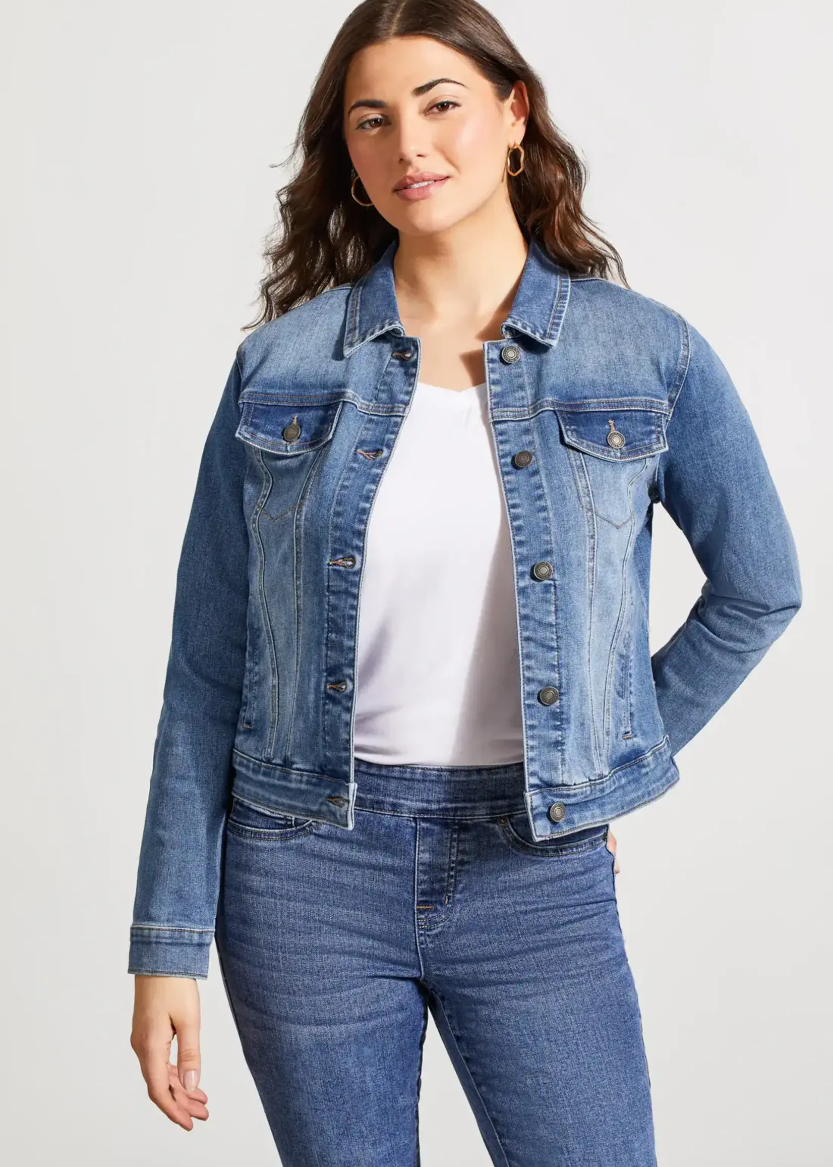 Tribal Tribal Classic Fit Denim Jacket 7574O