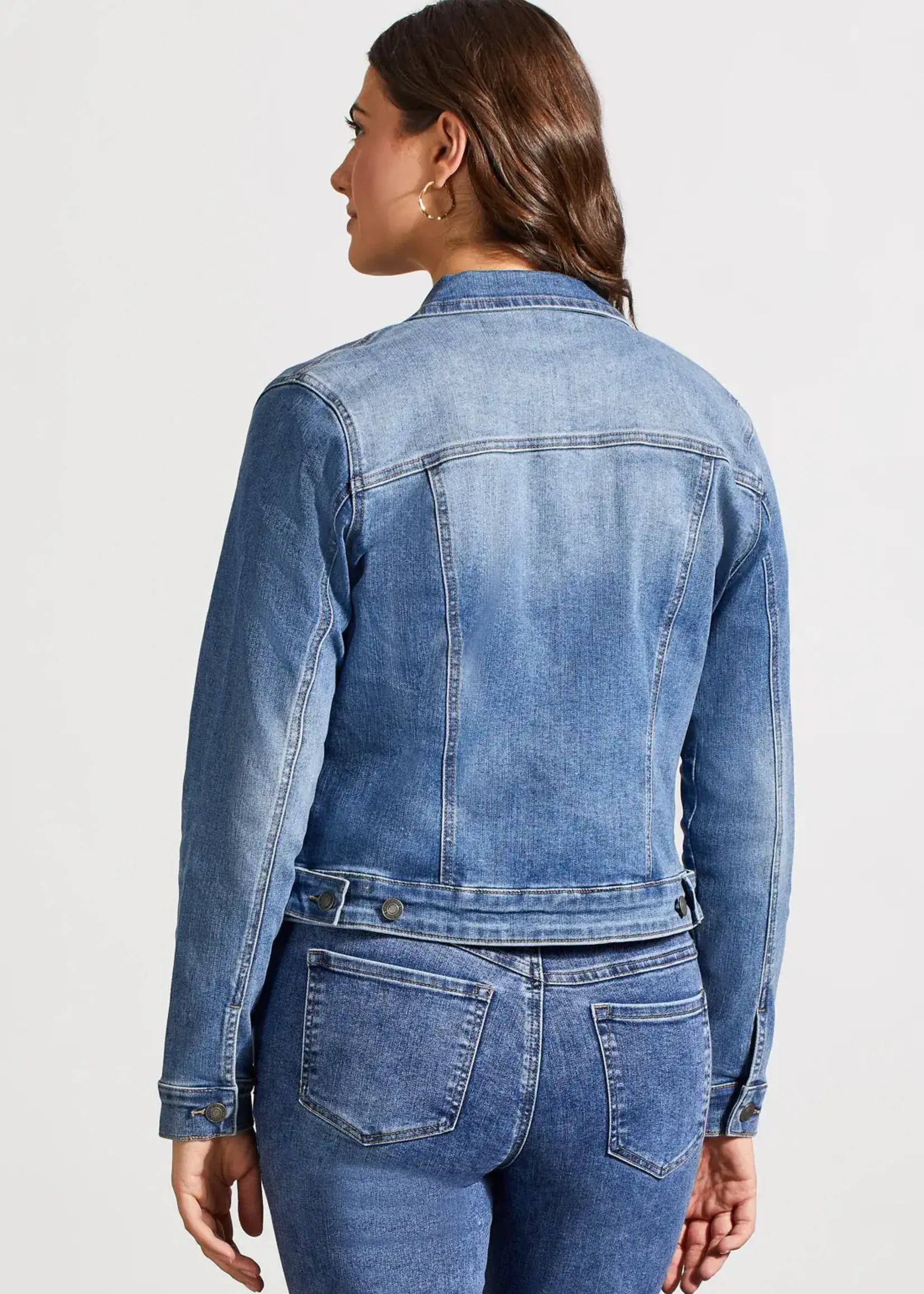 Tribal Tribal Classic Fit Denim Jacket 7574O