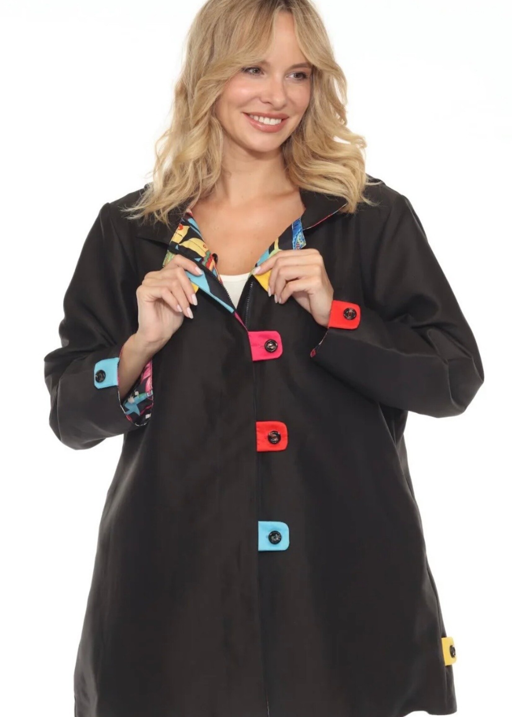 Oopera Oopera Reversible Contrast Aline Jacket J3202