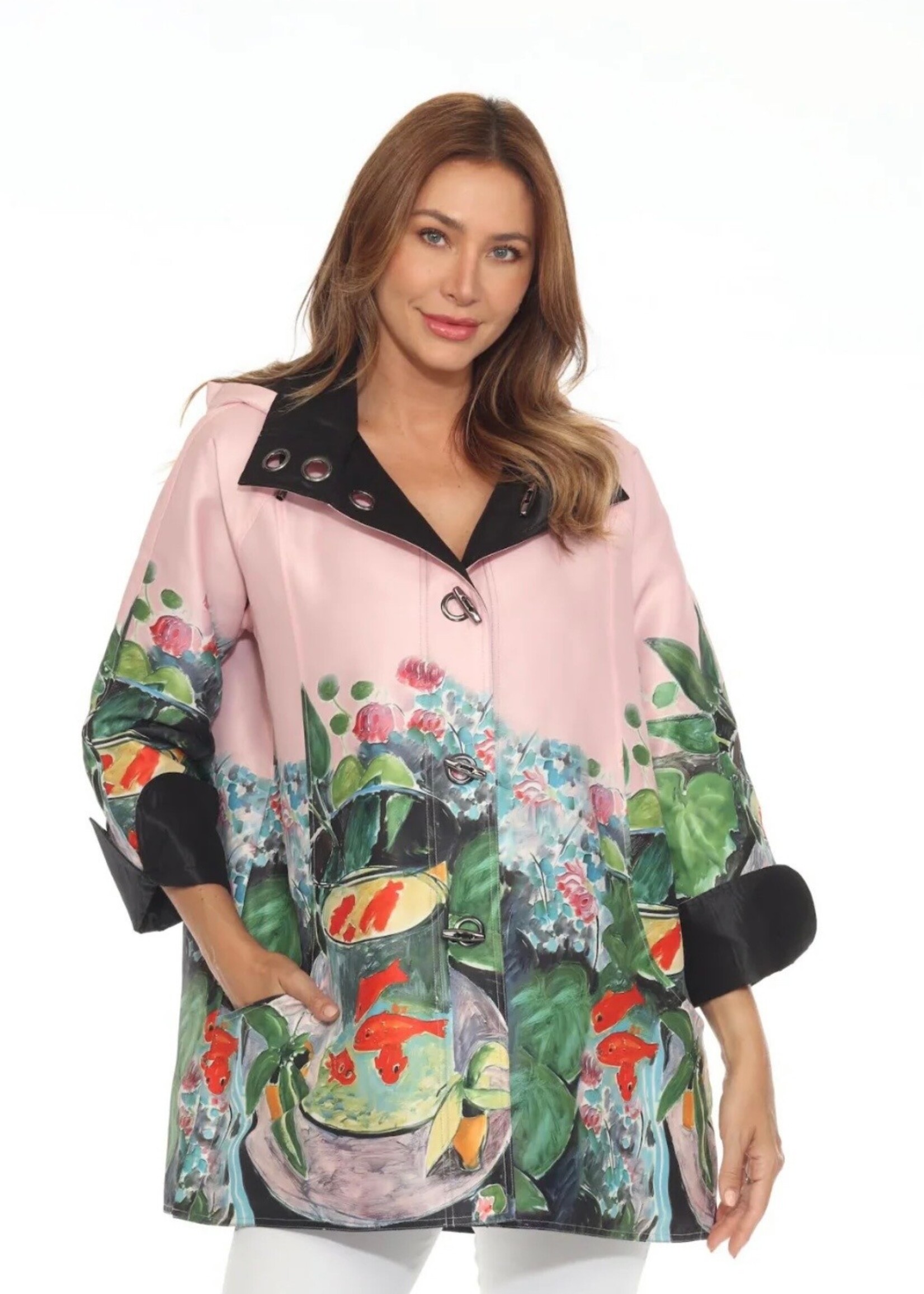 Oopera Oopera Matisse Reversible Turn Up Cuff Jacket J6240