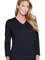 Multiples Multiples 3/4 Sleeve V Neck Top M16102