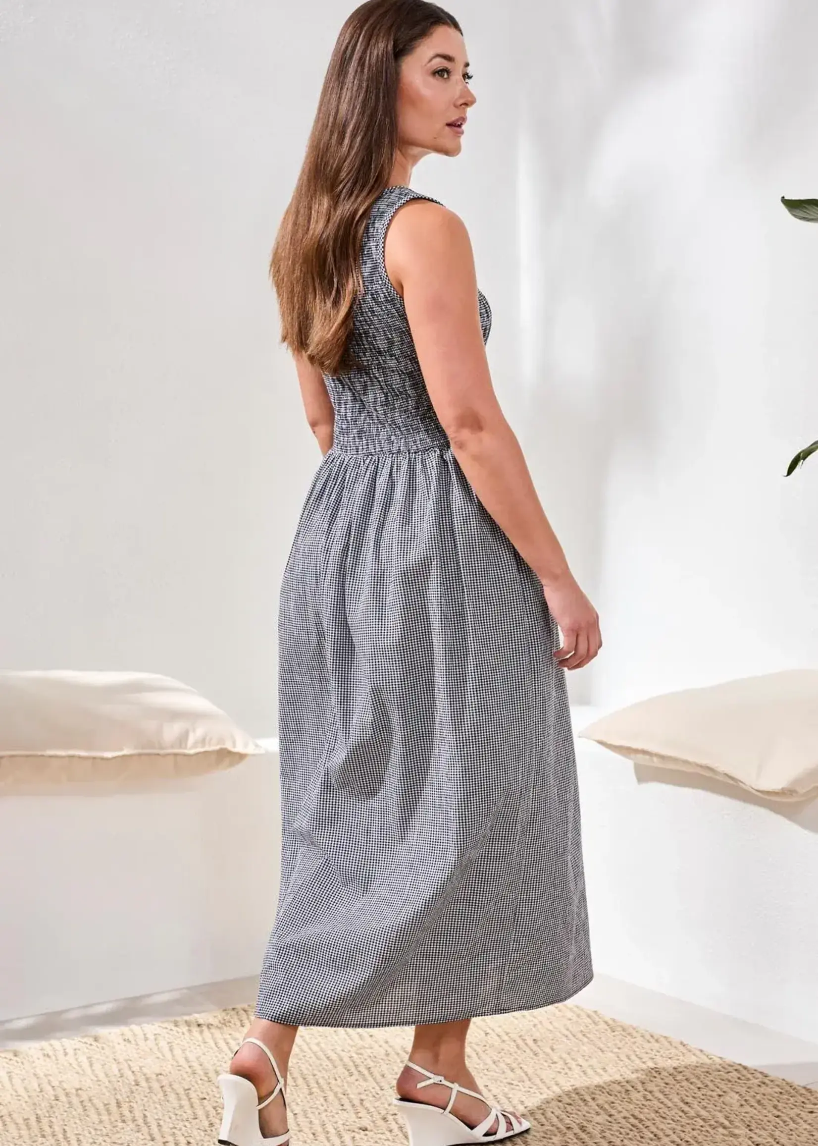 Tribal Tribal Sleeveless Dress w/ Top Detail 3042O