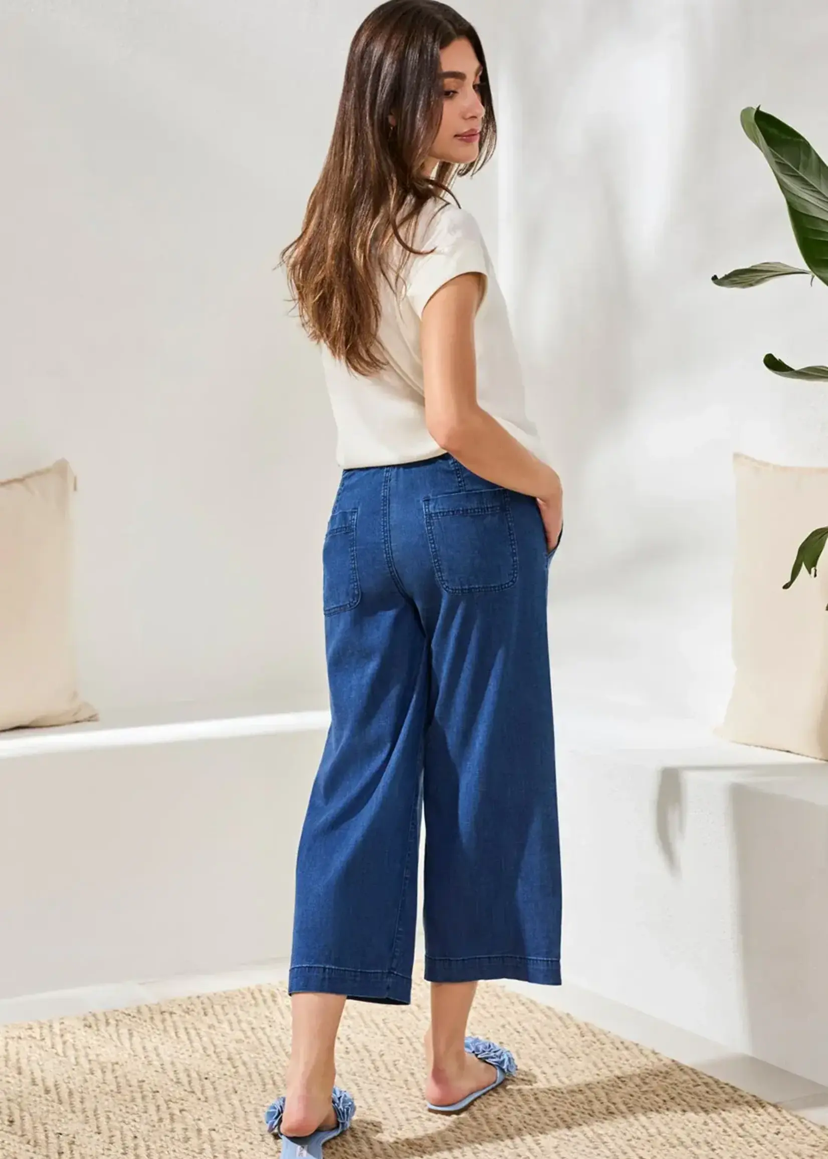 Tribal Tribal Audrey Wide Crop Jogger 6127O