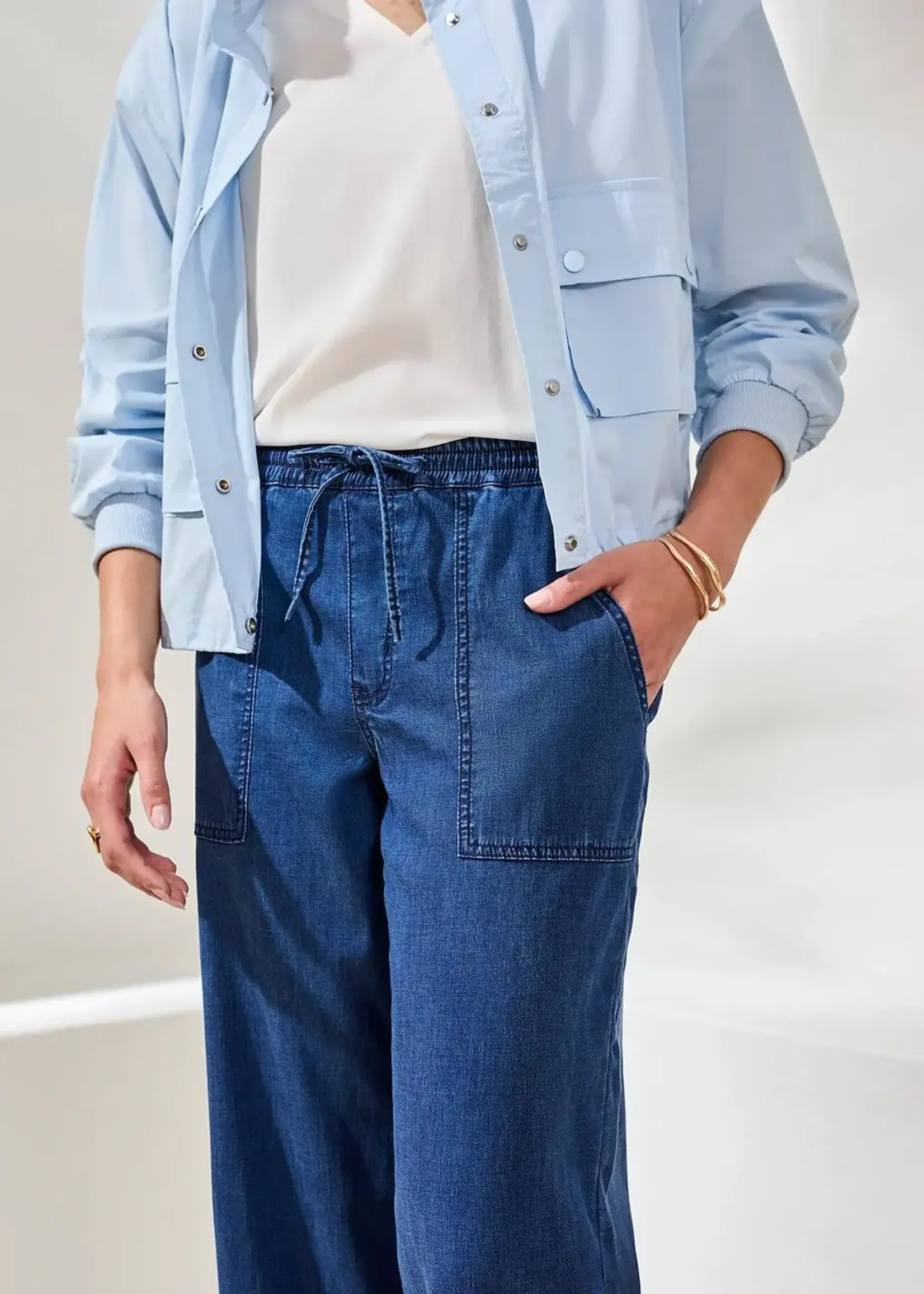 Tribal Tribal Audrey Wide Crop Jogger 6127O