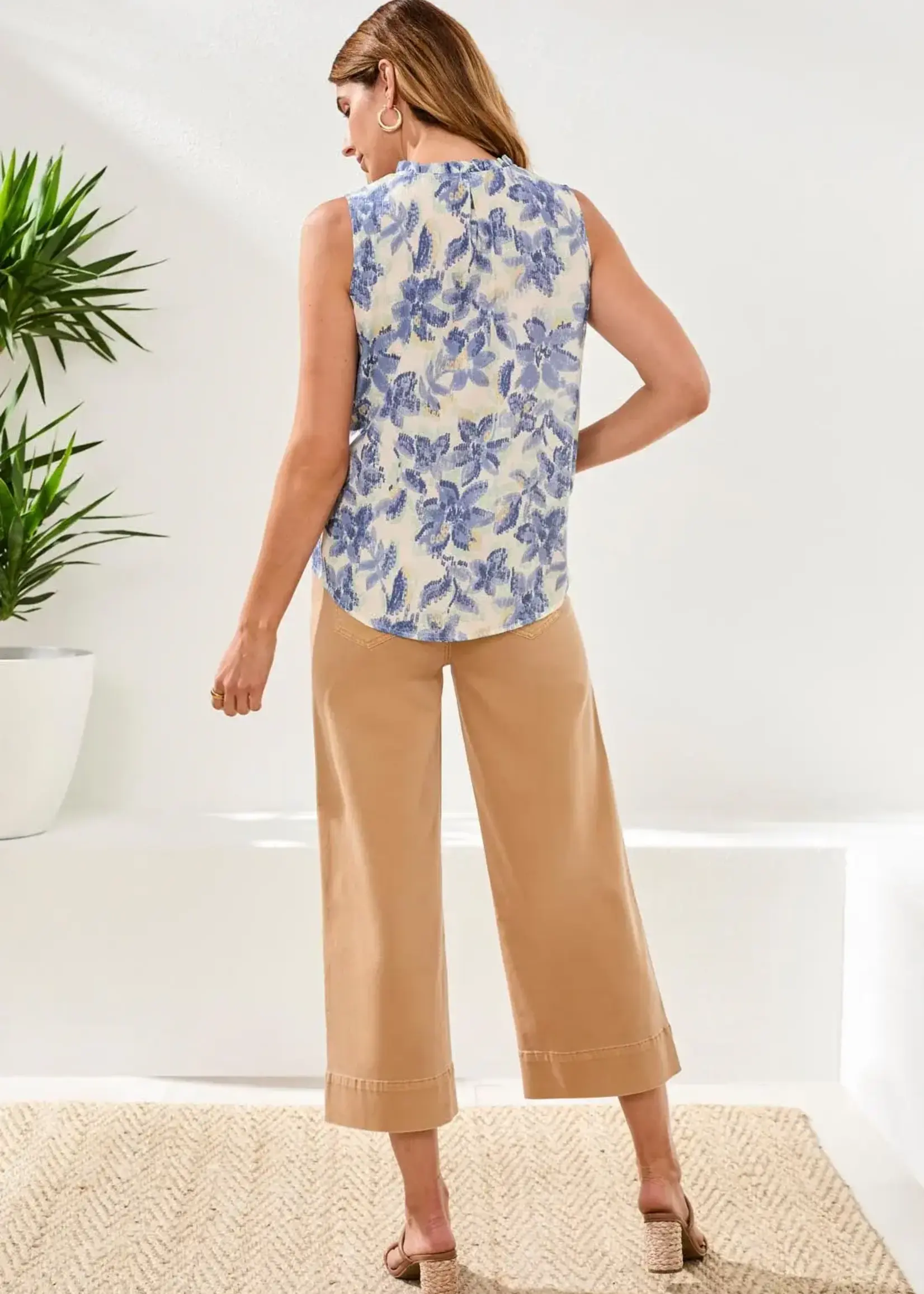 Tribal Tribal Blouse w/ Frill Neck 6170O