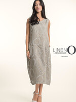 Linen O Linen O French Linen Print Dress TP1719