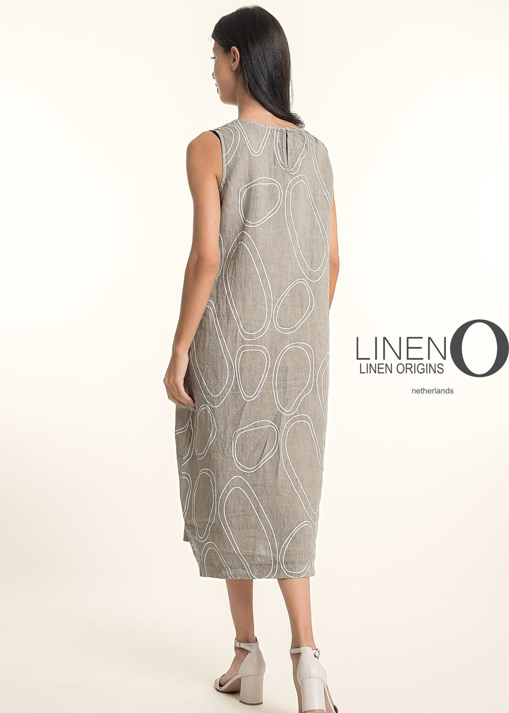 Linen O Linen O French Linen Print Dress TP1719