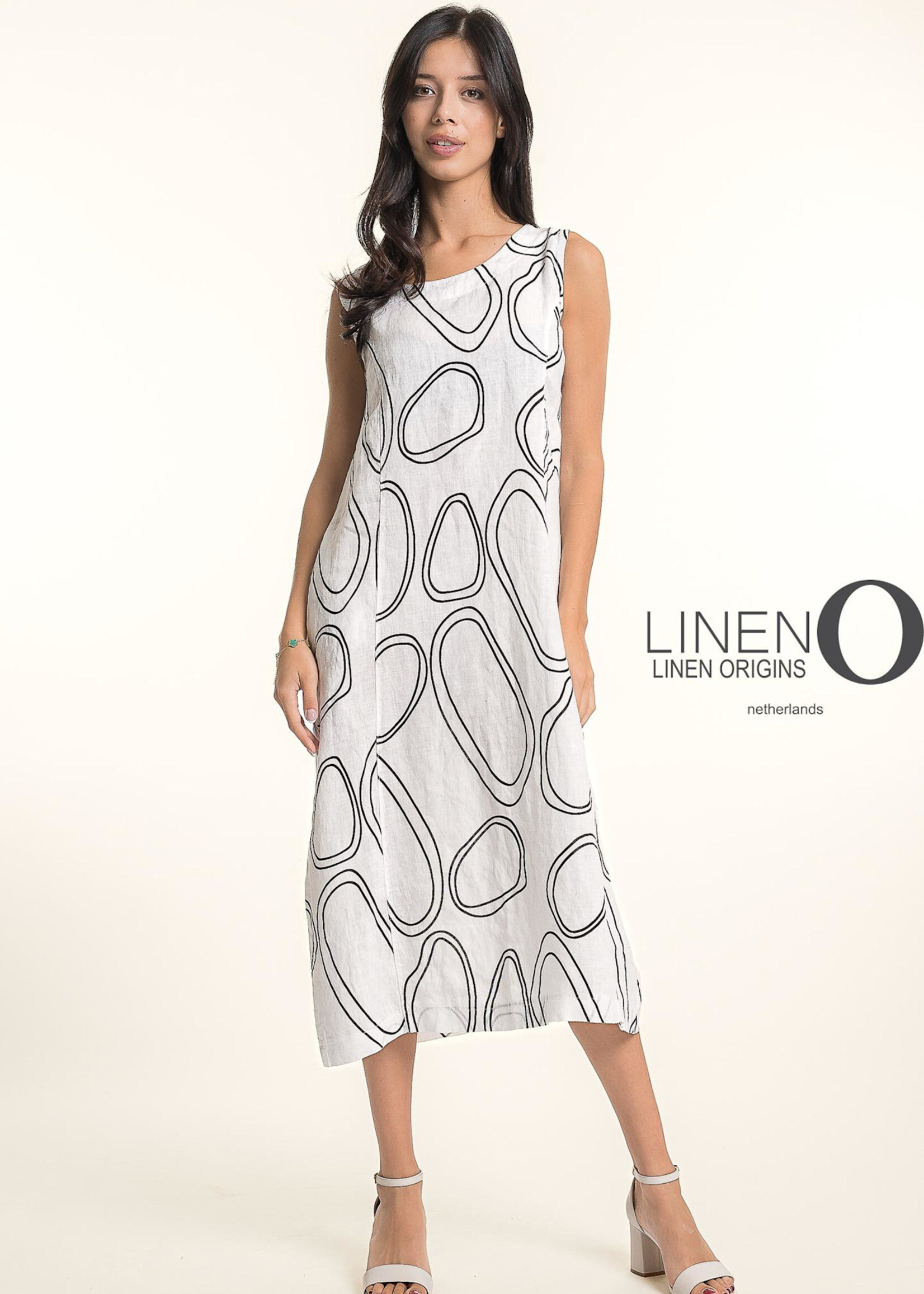 Linen O Linen O French Linen Print Dress TP1719