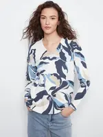 Charlie B Charlie B L/S Drop Shoulder V Neck Sweater C2581