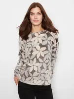 Charlie B Charlie B L/S Reversible Drop Shoulder Sweater C2546