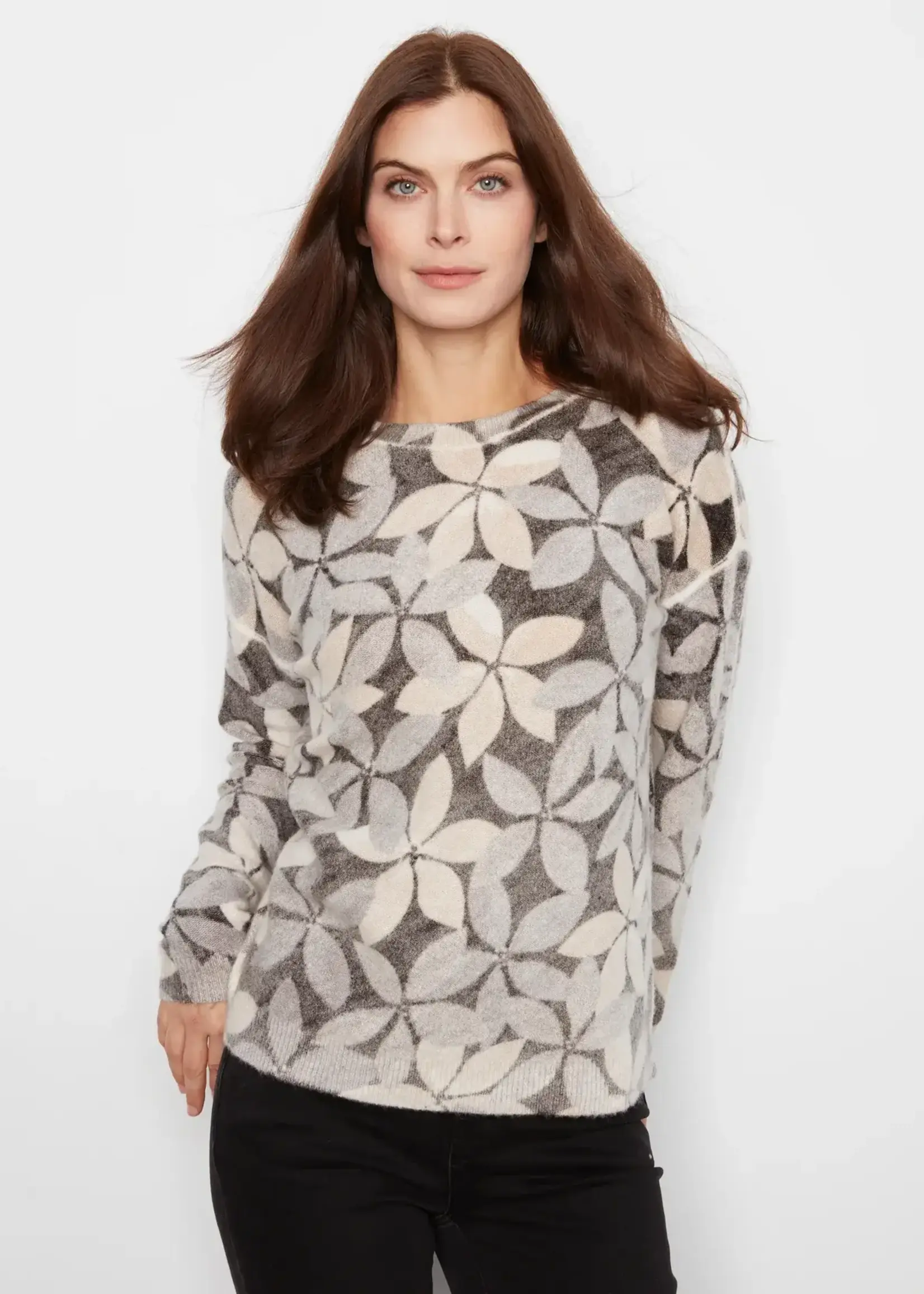Charlie B Charlie B L/S Reversible Drop Shoulder Sweater C2546