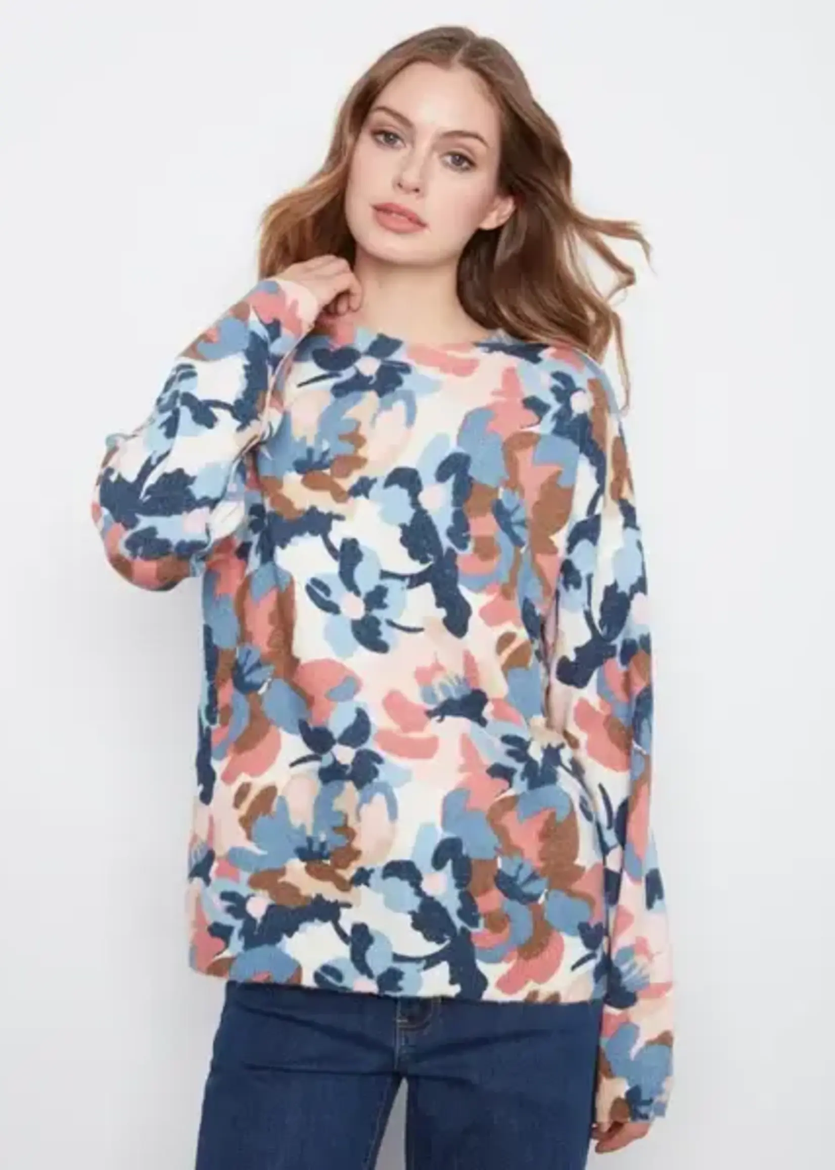 Charlie B Charlie B L/S Reversible Drop Shoulder Sweater C2546