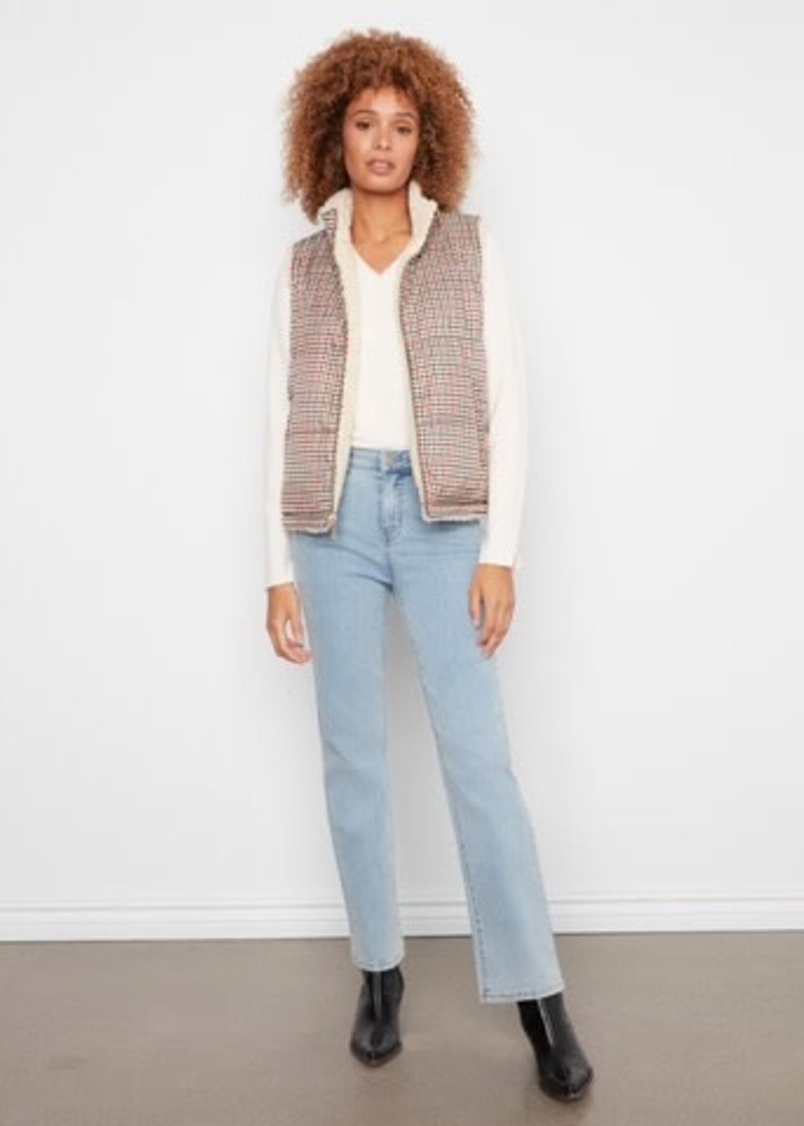 Charlie B Charlie B Reversible Sherpa Vest C6424