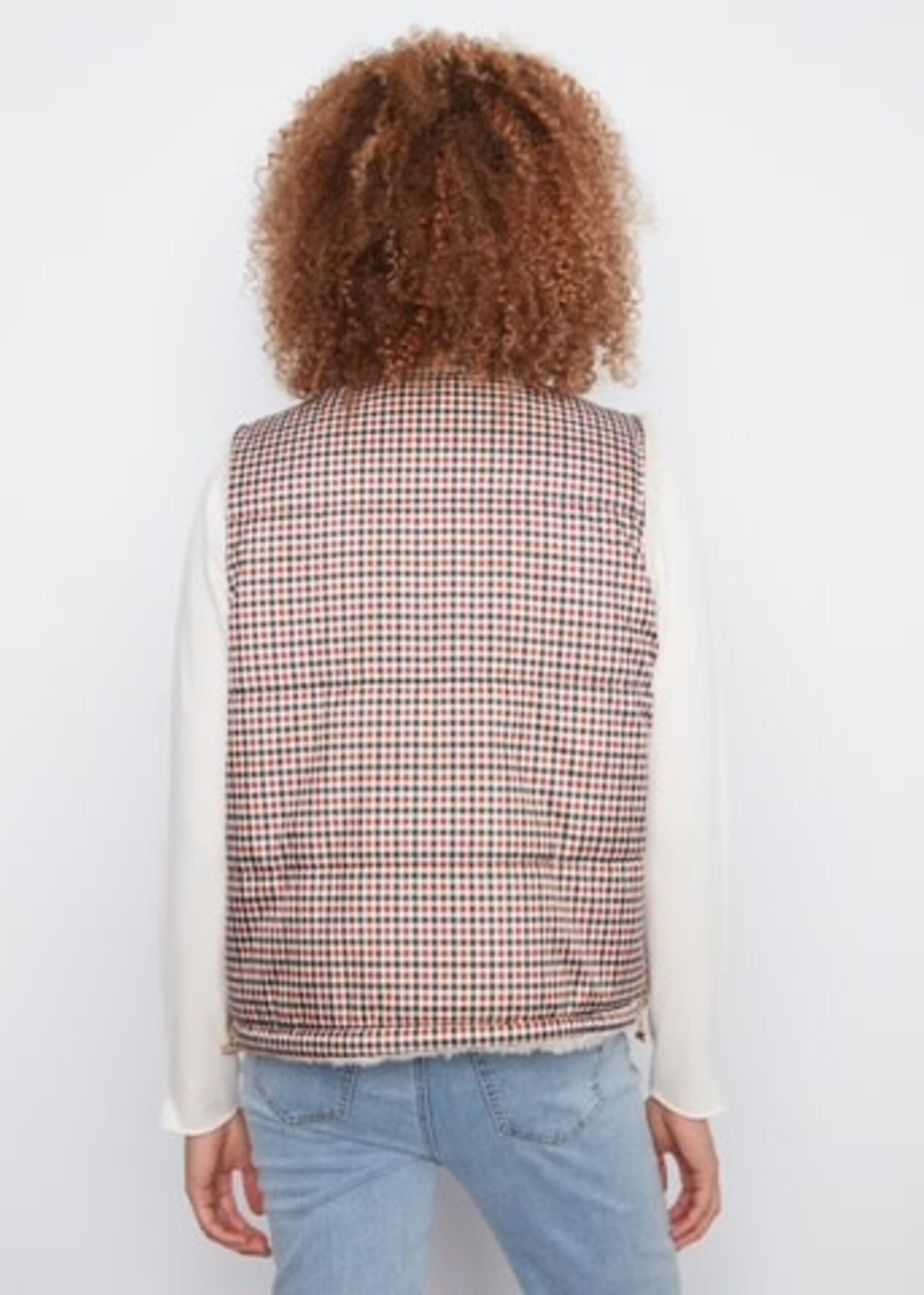 Charlie B Charlie B Reversible Sherpa Vest C6424