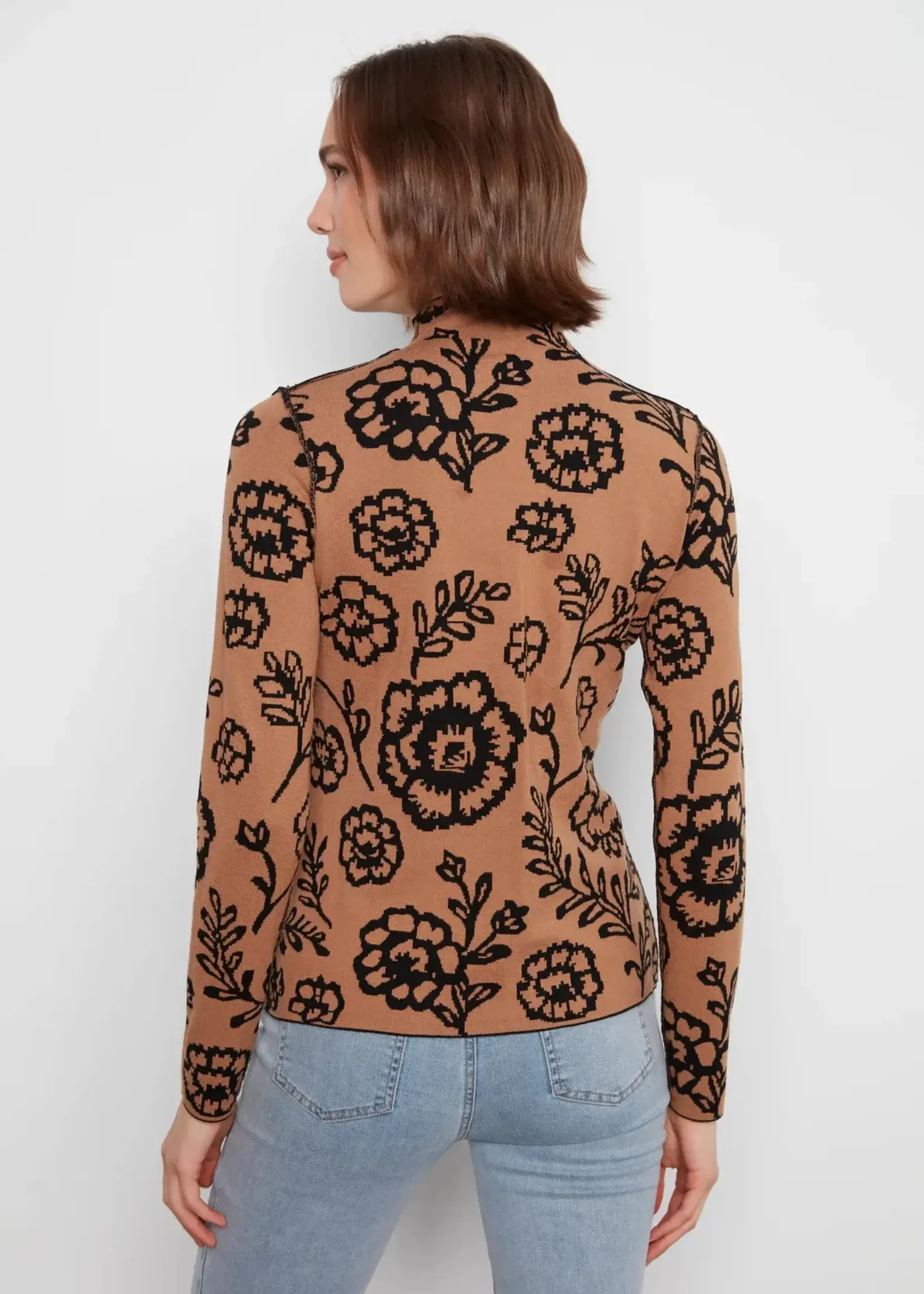 Charlie B Charlie B Gutsy Knit Reversible Sweater G2681