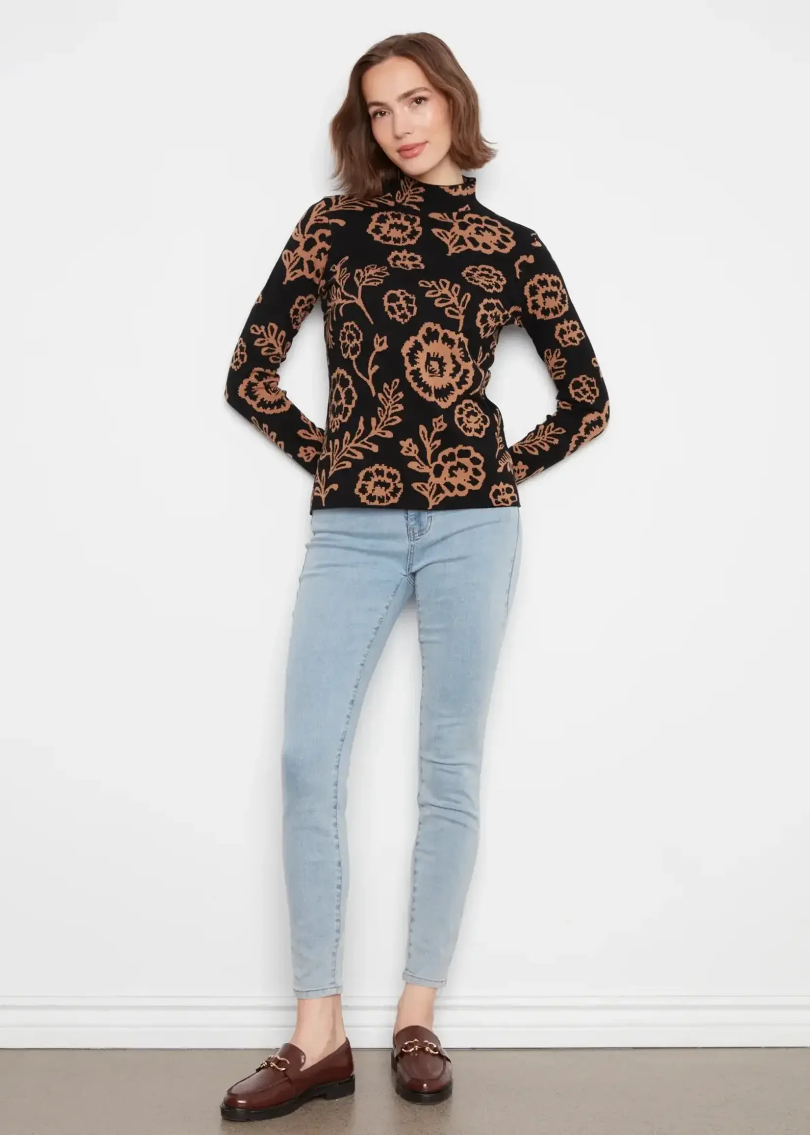 Charlie B Charlie B Gutsy Knit Reversible Sweater G2681