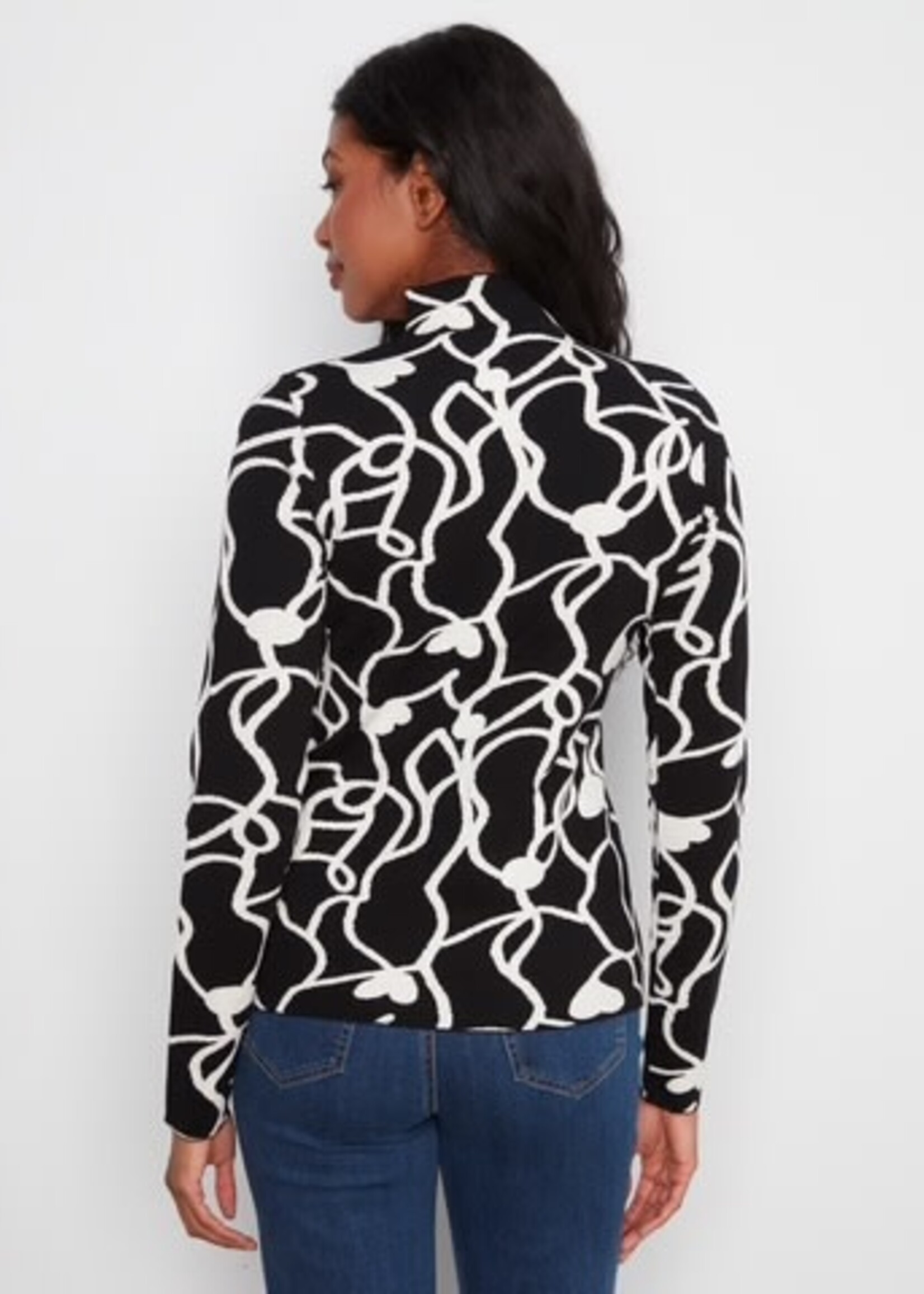 Charlie B Charlie B Gutsy Knit Reversible Sweater G2681