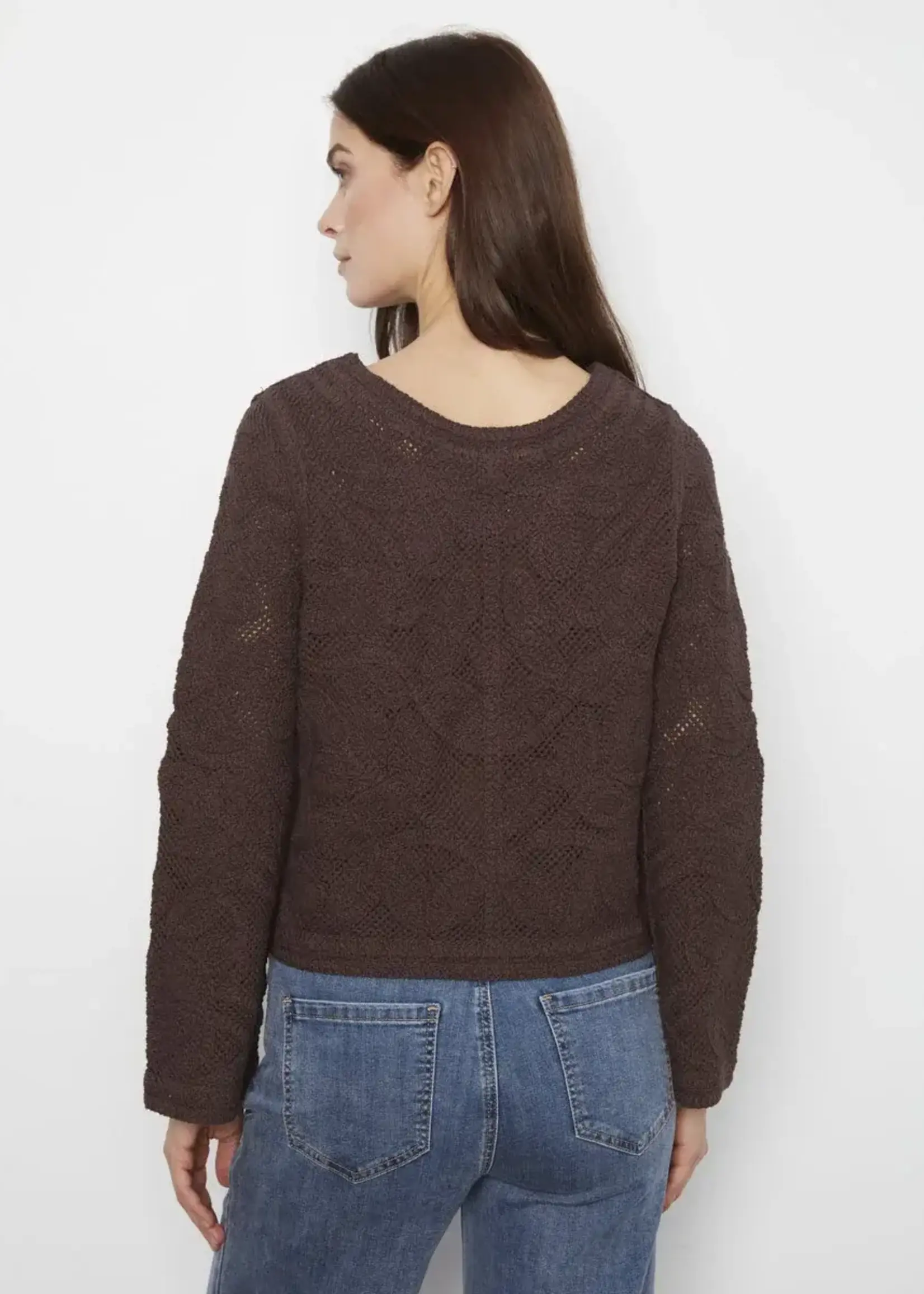 Charlie B Charlie B L/S Crochet Cardigan C2151