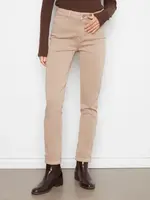 Charlie B Charlie B Cuffed Hem Slim Twill Pant C5309