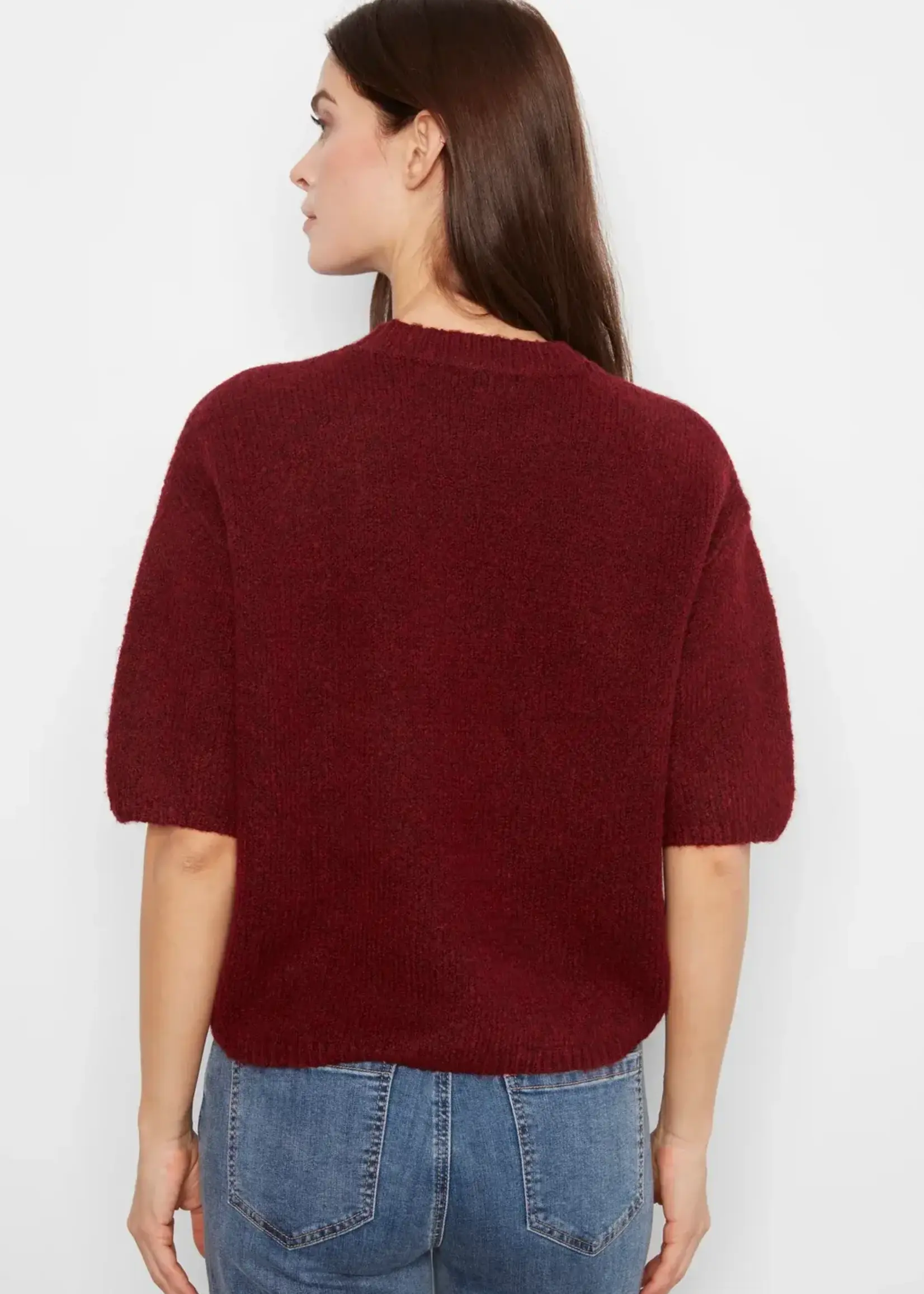 Charlie B Charlie B Elbow Sleeve Balloon Shape Sweater C2858