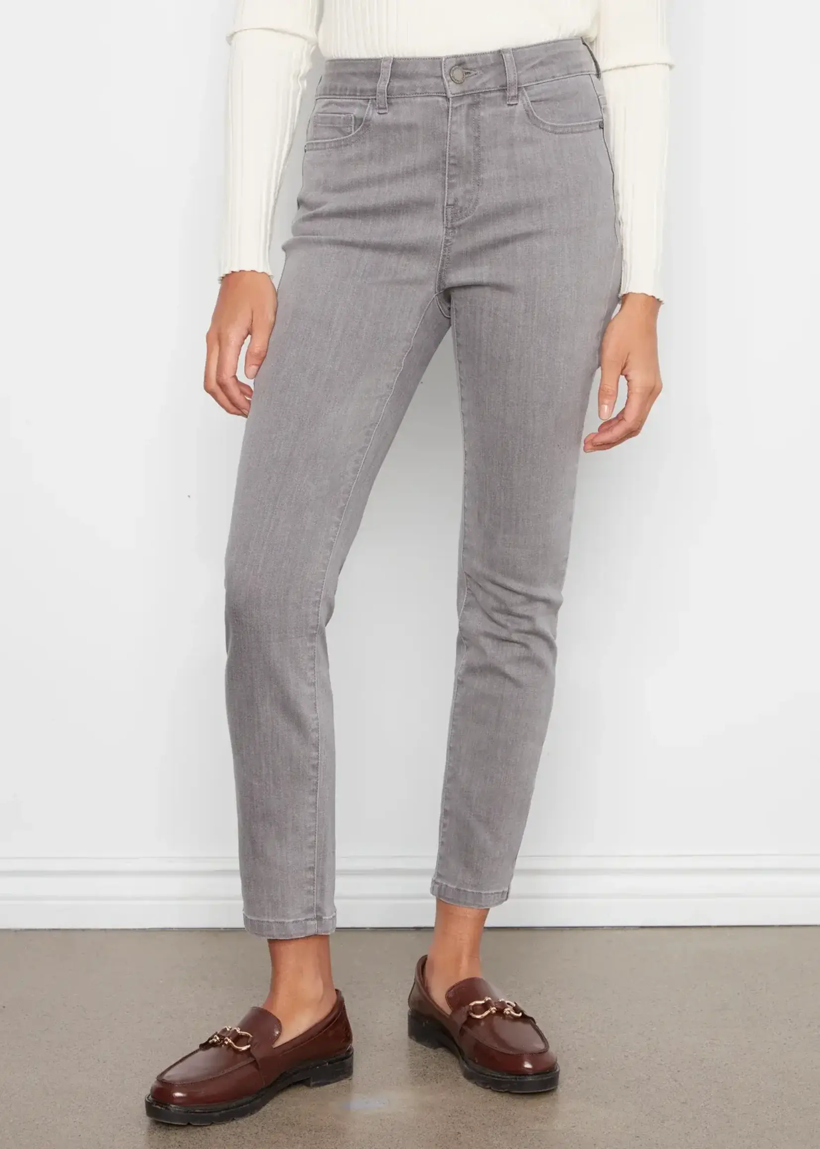 Charlie B Charlie B Stretch Denim Slim Leg Pant C5628