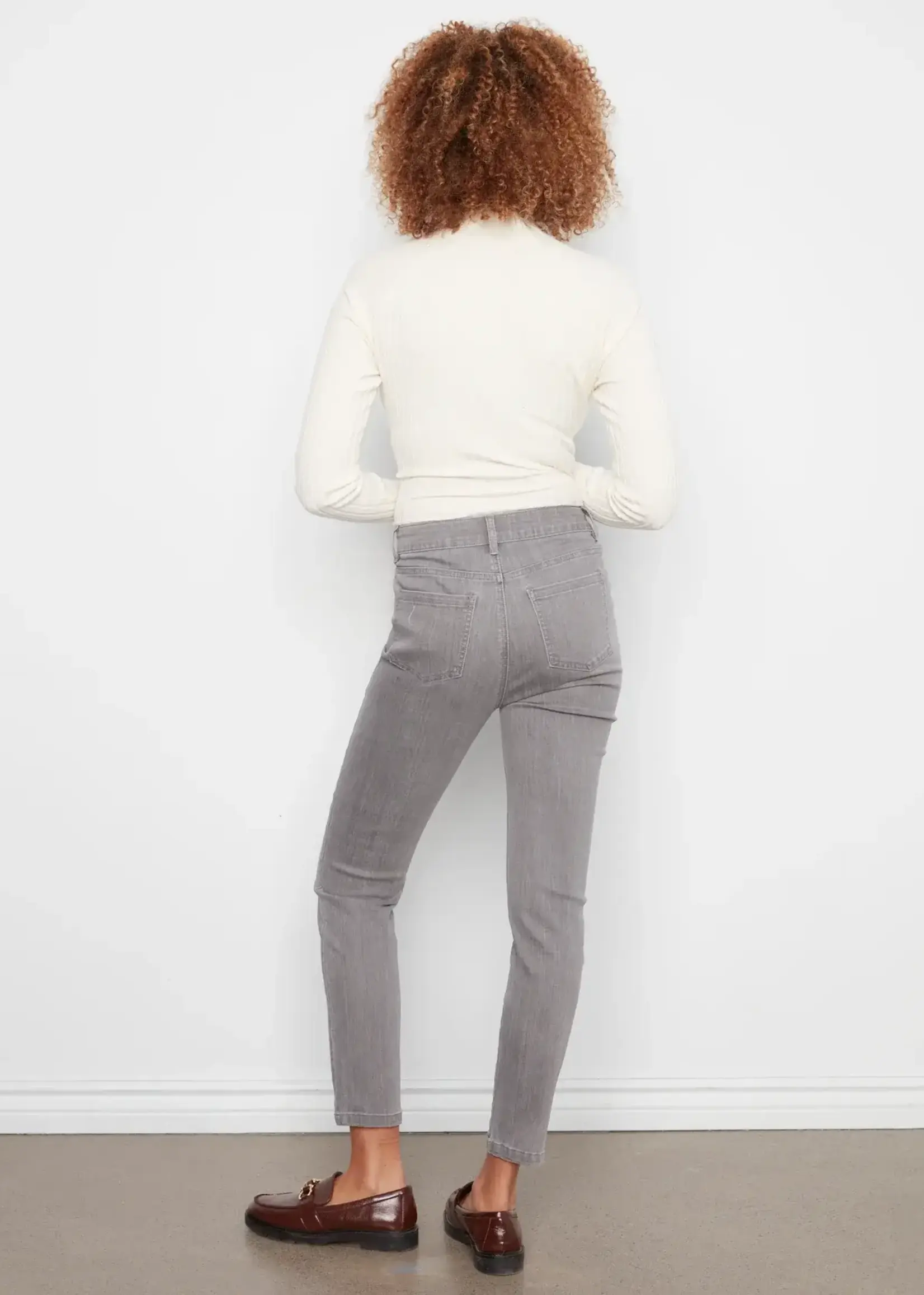 Charlie B Charlie B Stretch Denim Slim Leg Pant C5628
