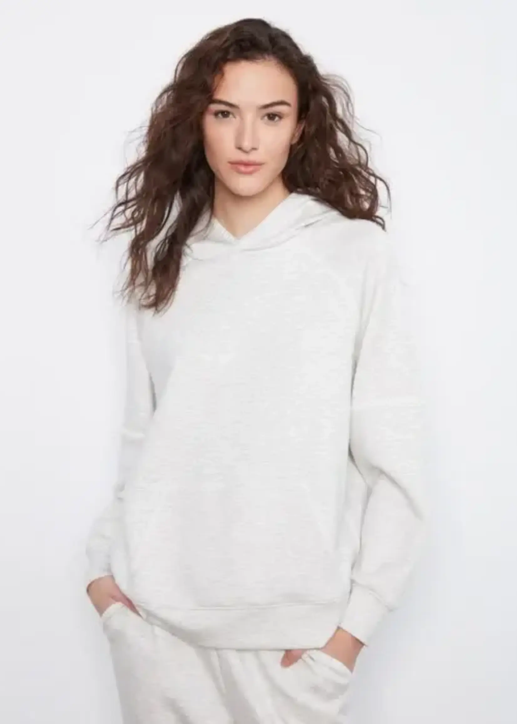 Charlie B Charlie B Raglan Sleeve Hoodie w/ Blanket Stitch C1456