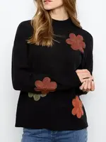 Charlie B Charlie B L/S Drop Shoulder Floral Sweater C2012