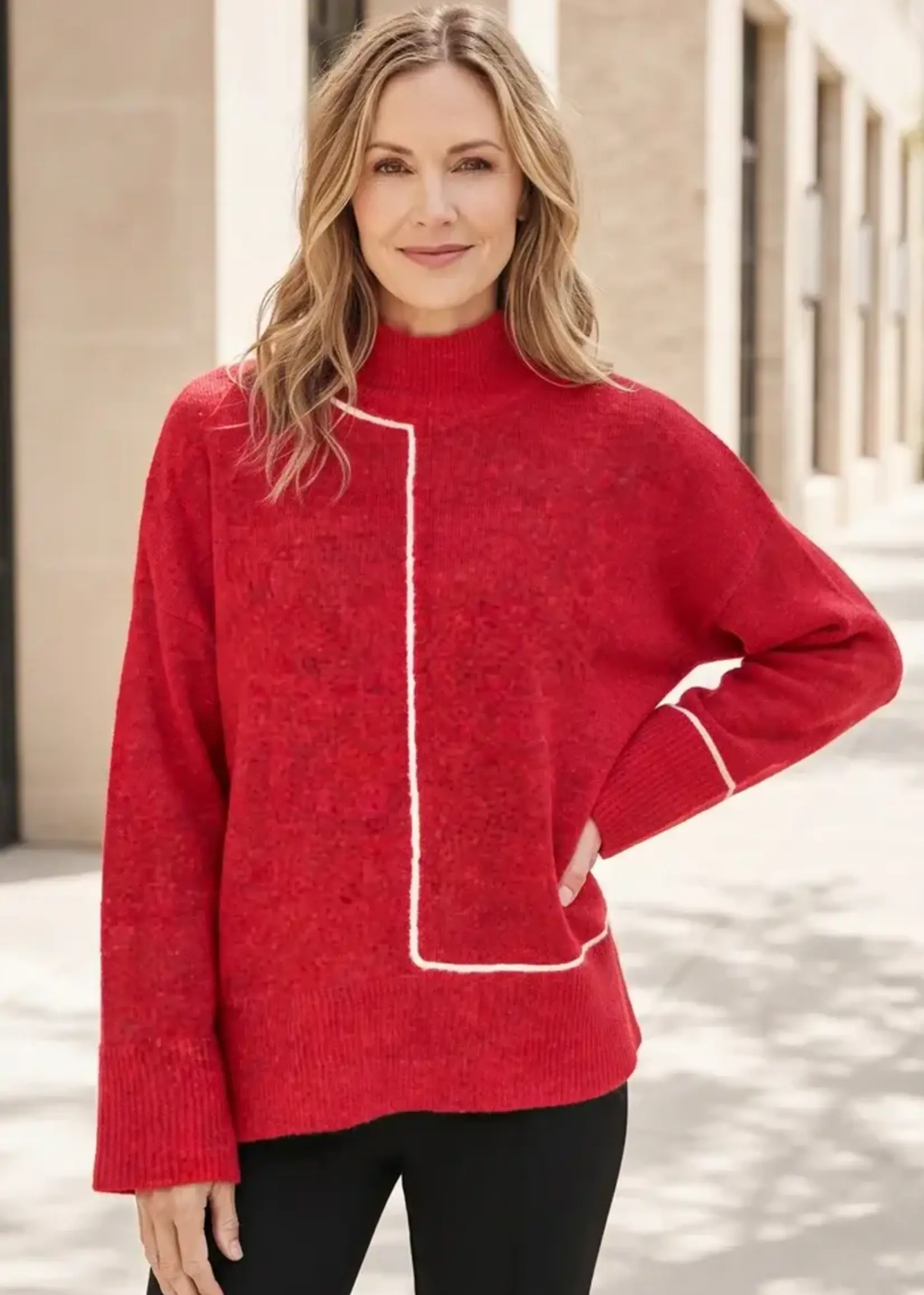 Olivia Olivia Get In Line Sweater L852700