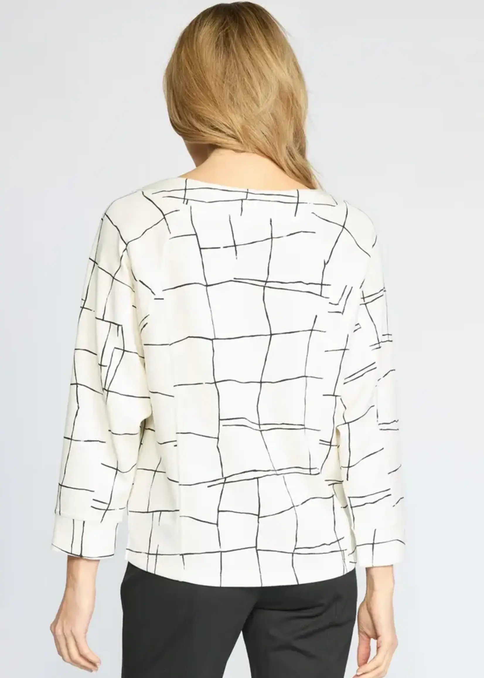 Olivia Olivia Border Stitch Pullover L332101