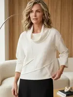 Olivia Olivia Crossroads Cowl Top L330140