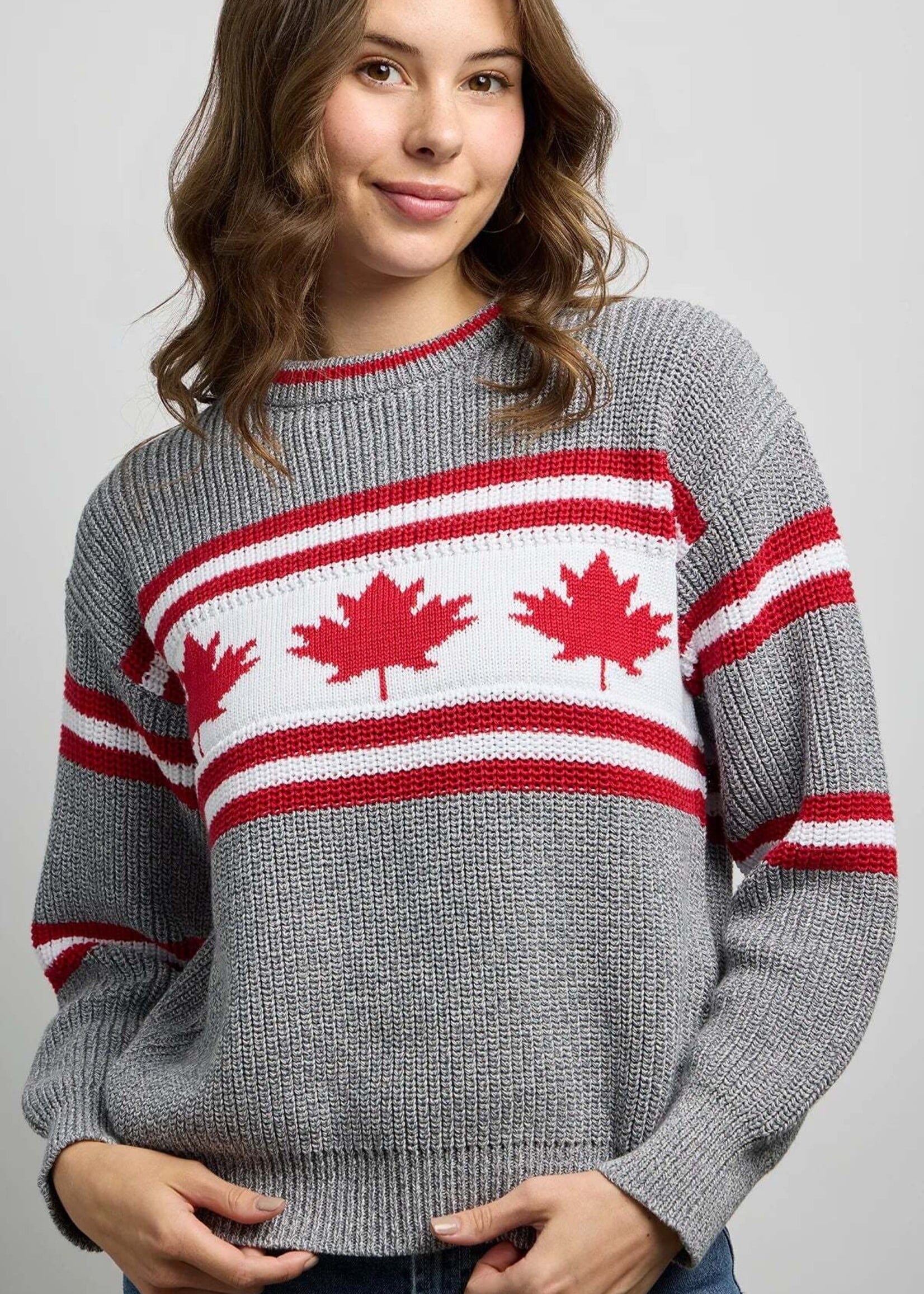 Canadian Knitwear Inc Canadian Knit Wear Triple Maple Sweater 5201