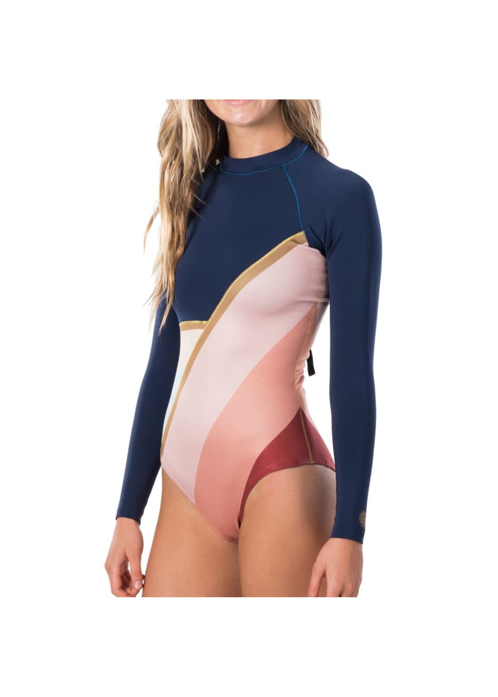 RIP CURL Wetsuit court à  manches longues BOMB CHEEKY / Taille: 8 / Marine (Femme)