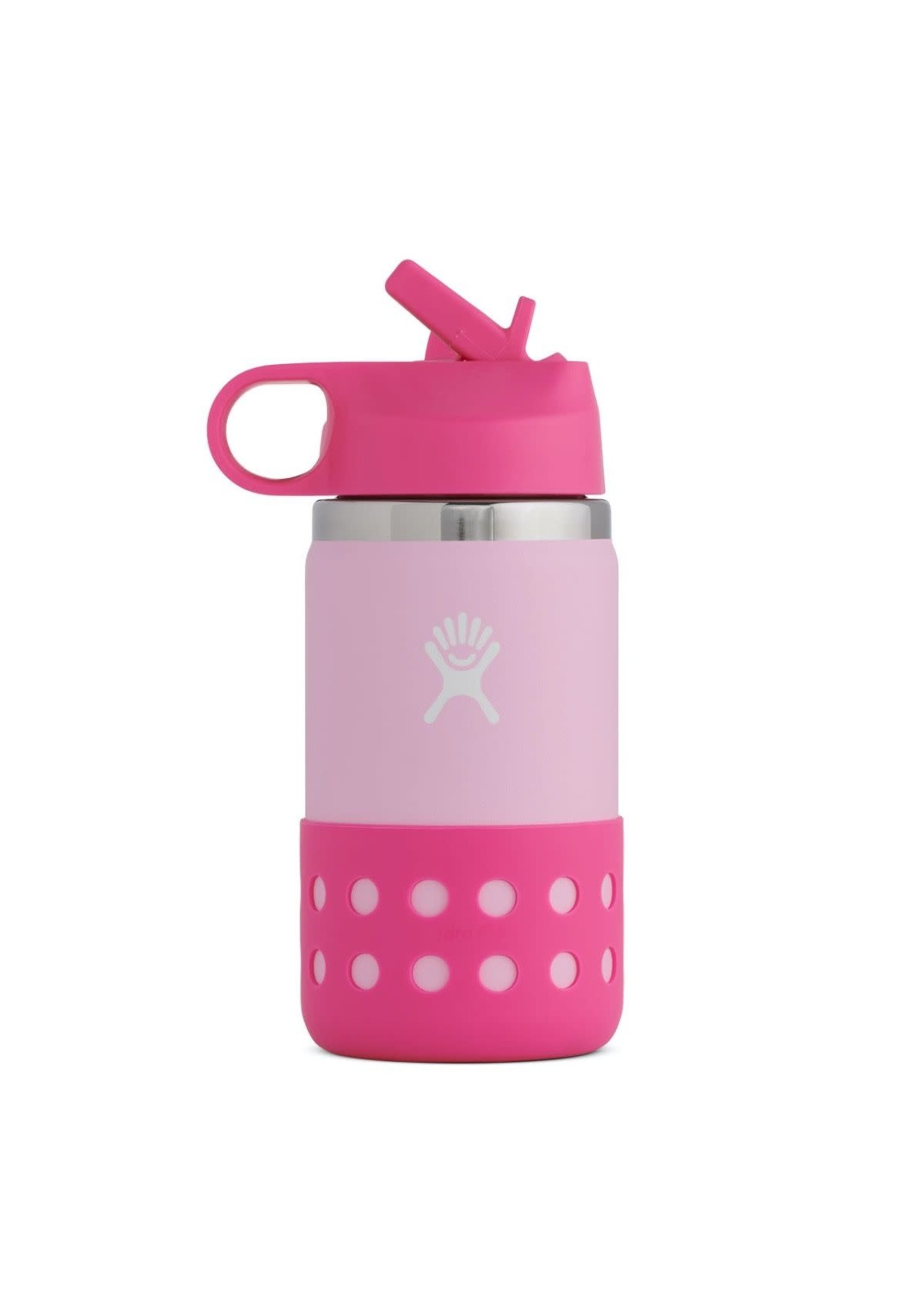 HYDRO FLASK Bouteille à grand goulot avec paille pour enfants – 12 oz